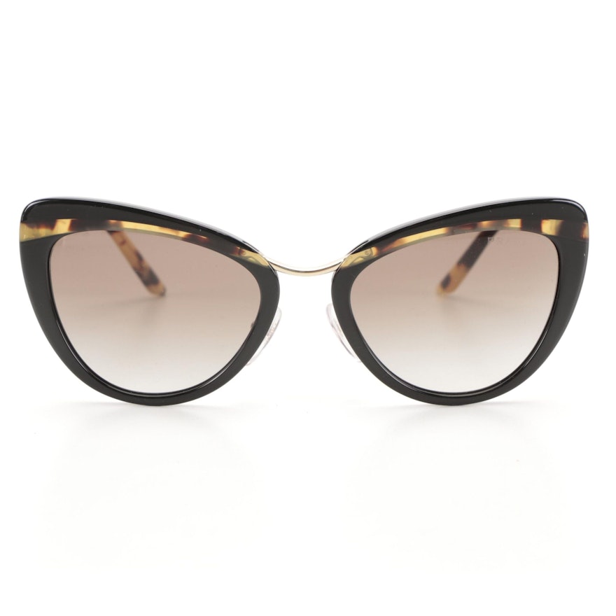 Prada SPR25X Cat Eye Sunglasses with Case and Box