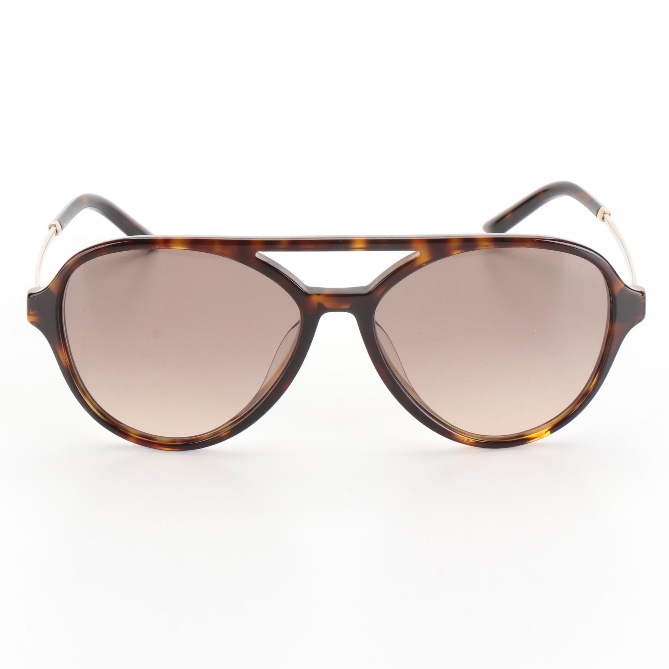 Prada SPR13W-F Pilot Sunglasses in Havana with Case