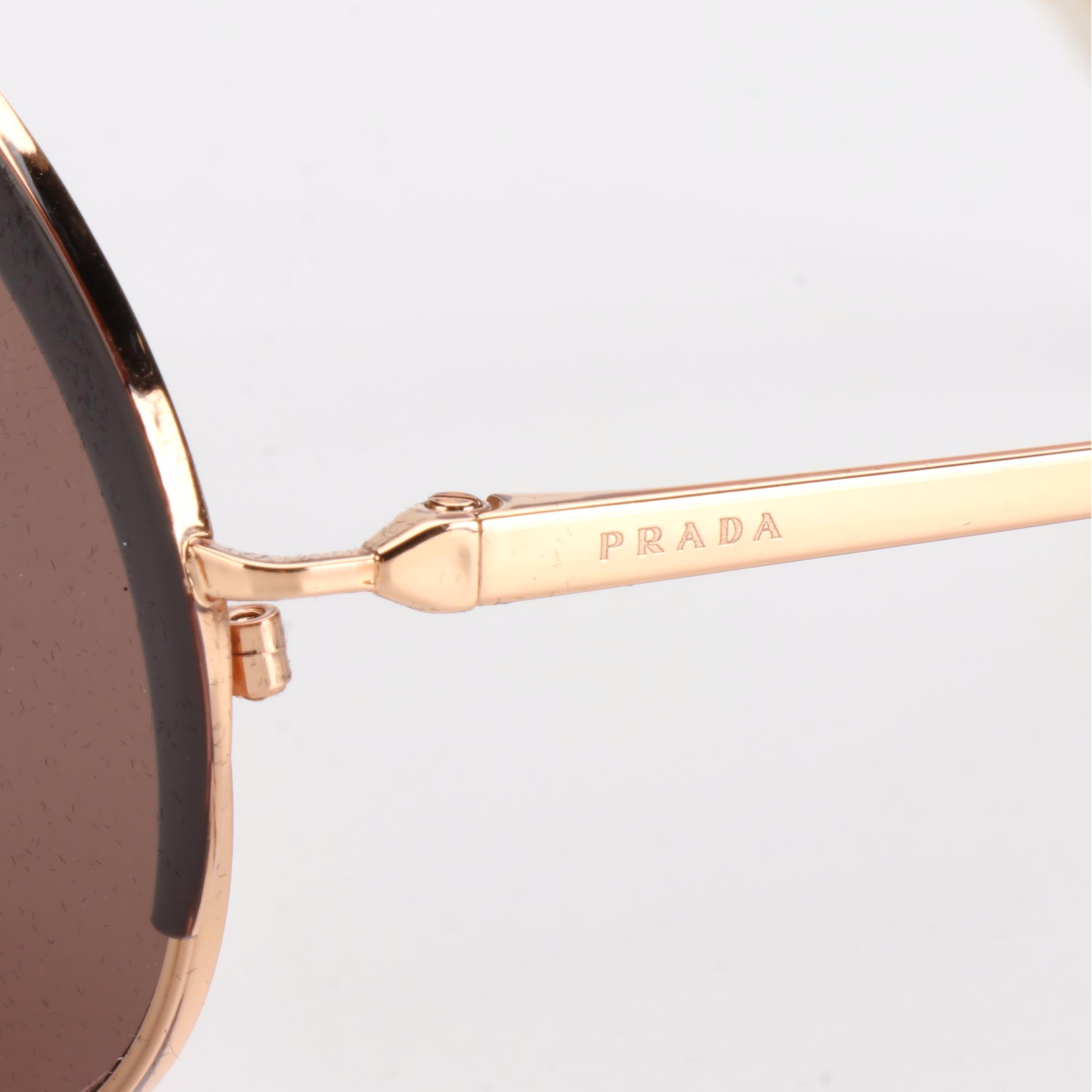 Prada SPR55V  Sunglasses in Rose Gold Havana with Case