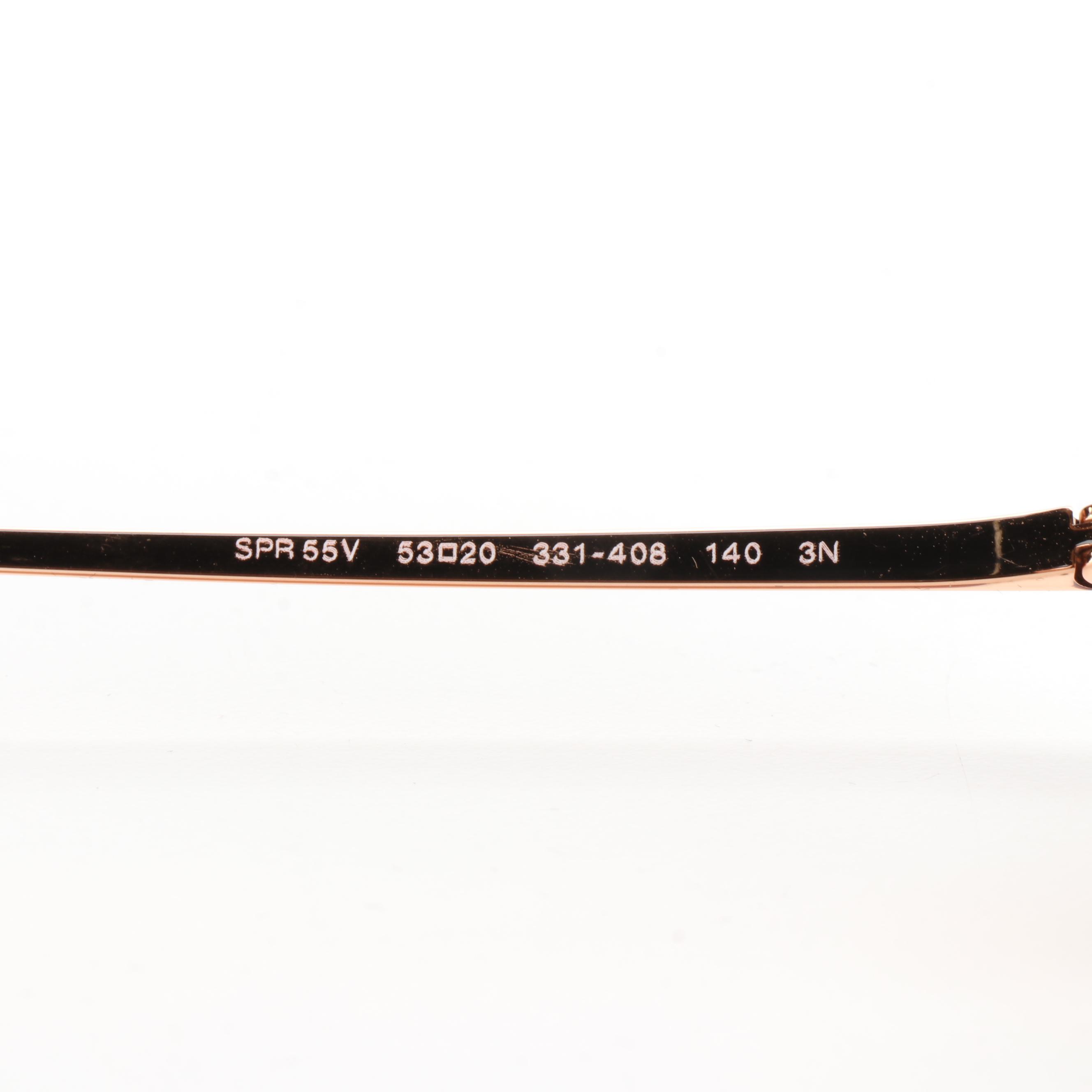 Prada SPR55V  Sunglasses in Rose Gold Havana with Case