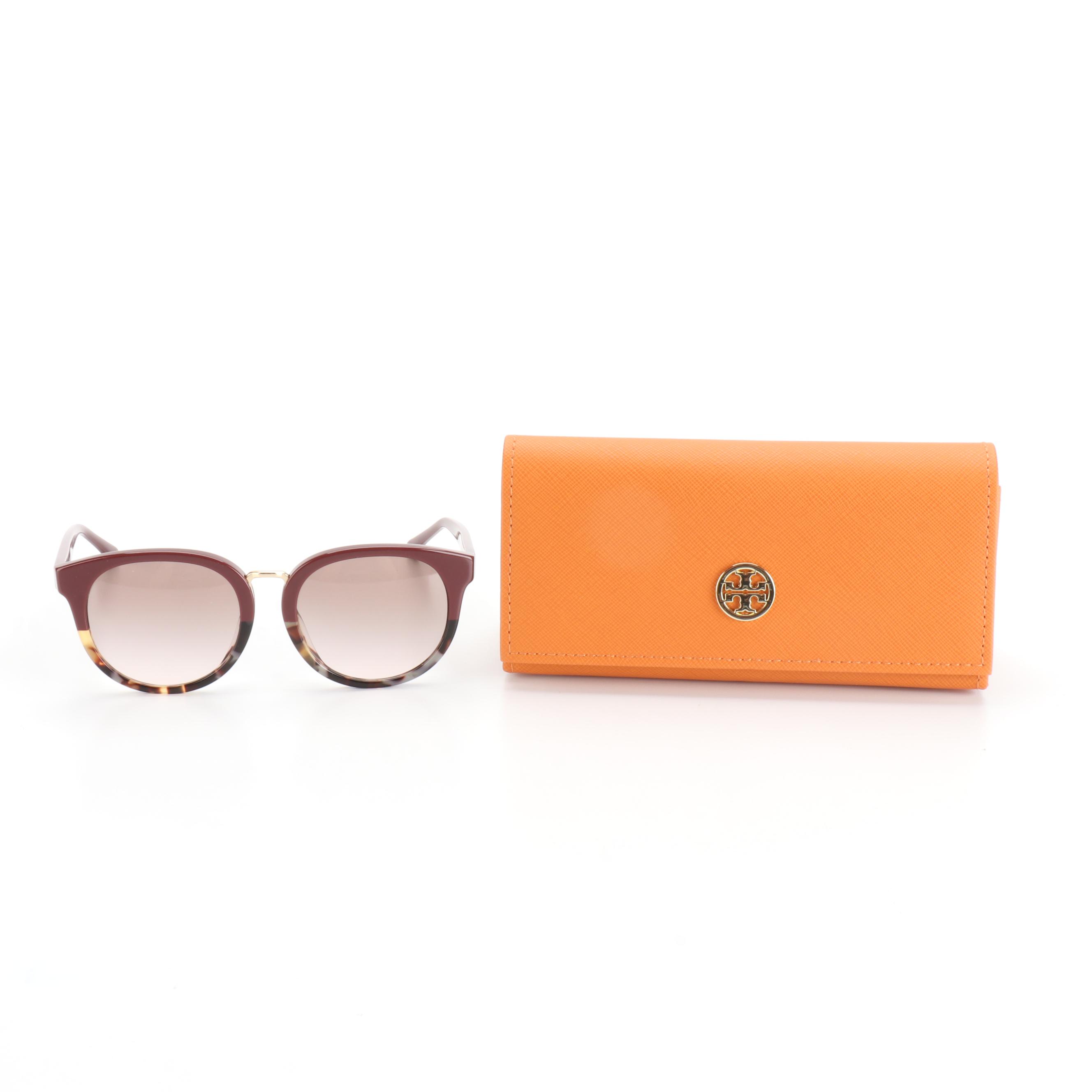 Tory Burch TY7153U Modified Cat Eye Sunglasses with Case