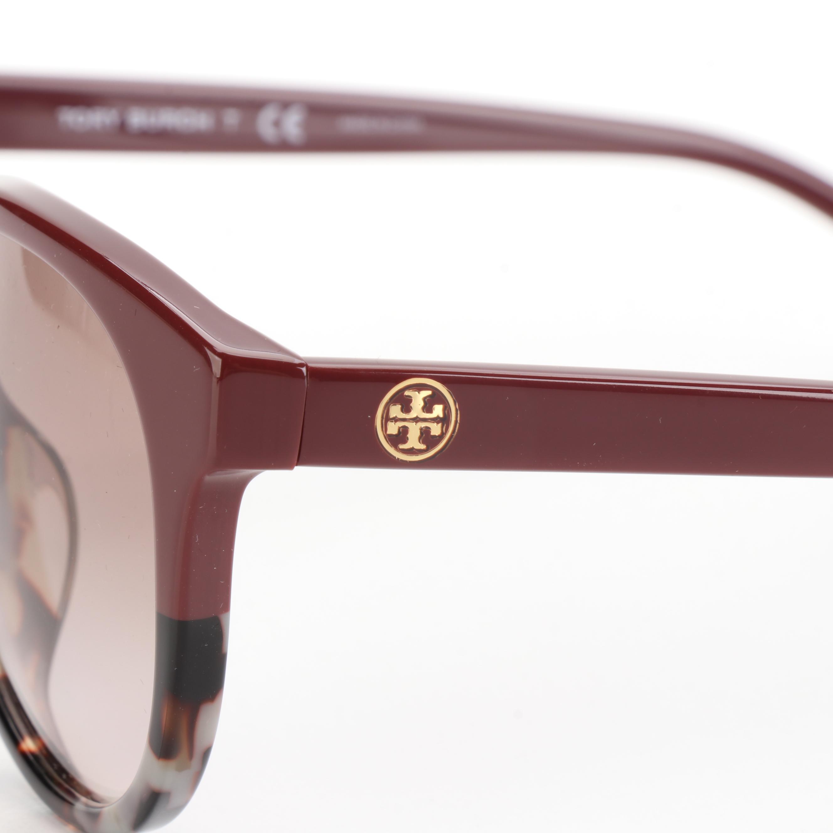 Tory Burch TY7153U Modified Cat Eye Sunglasses with Case