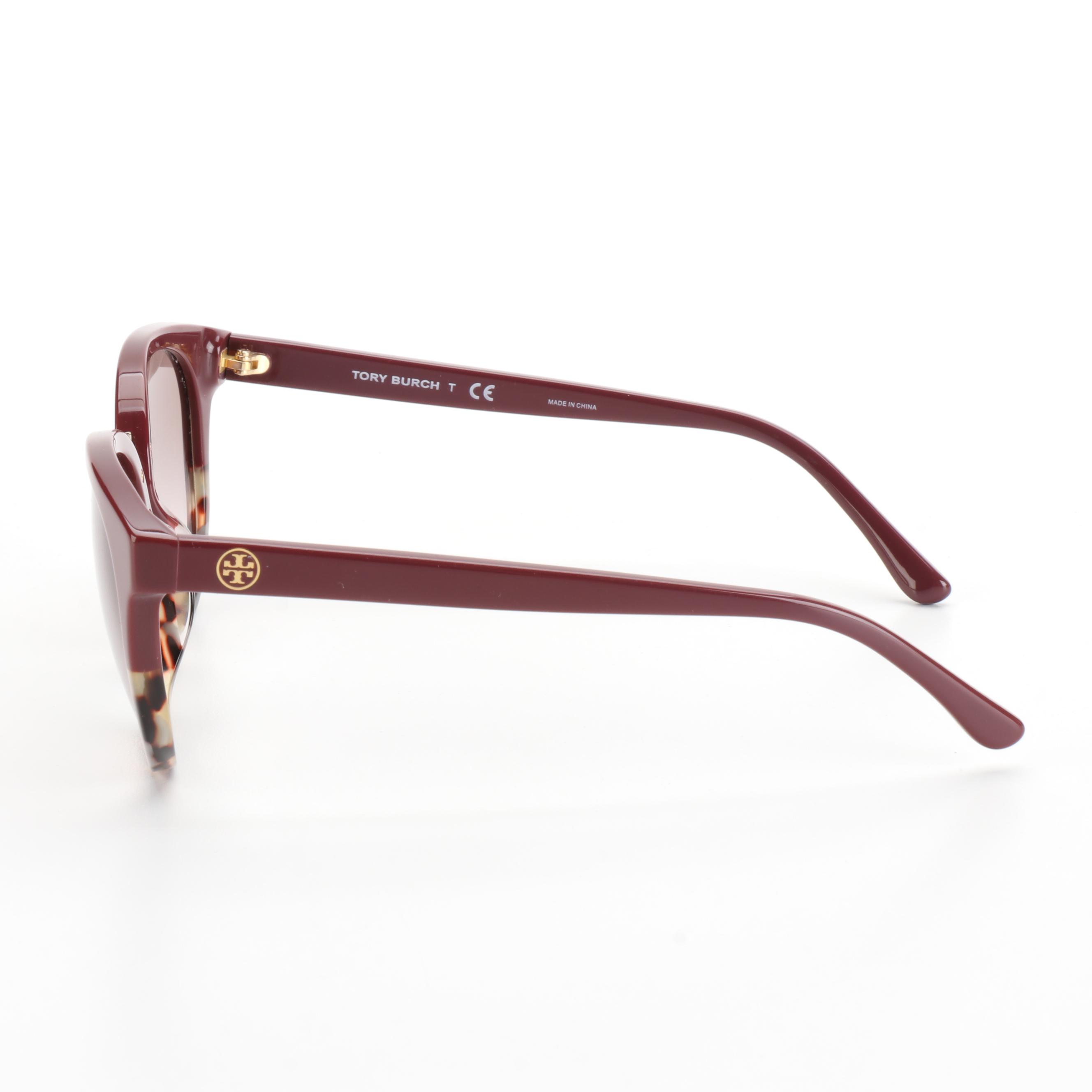 Tory Burch TY7153U Brown/Havana Round Sunglasses with Case