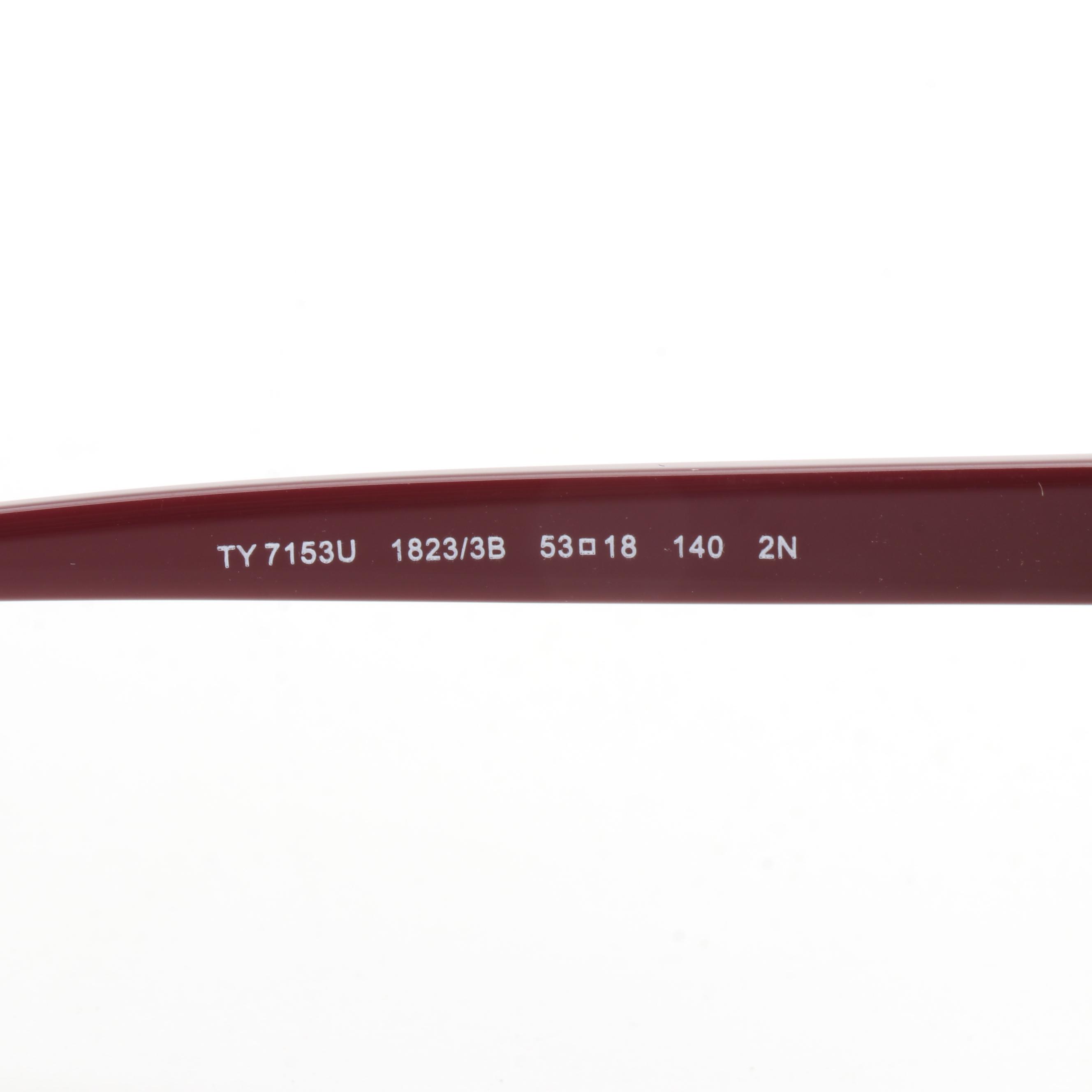 Tory Burch TY7153U Brown/Havana Round Sunglasses with Case