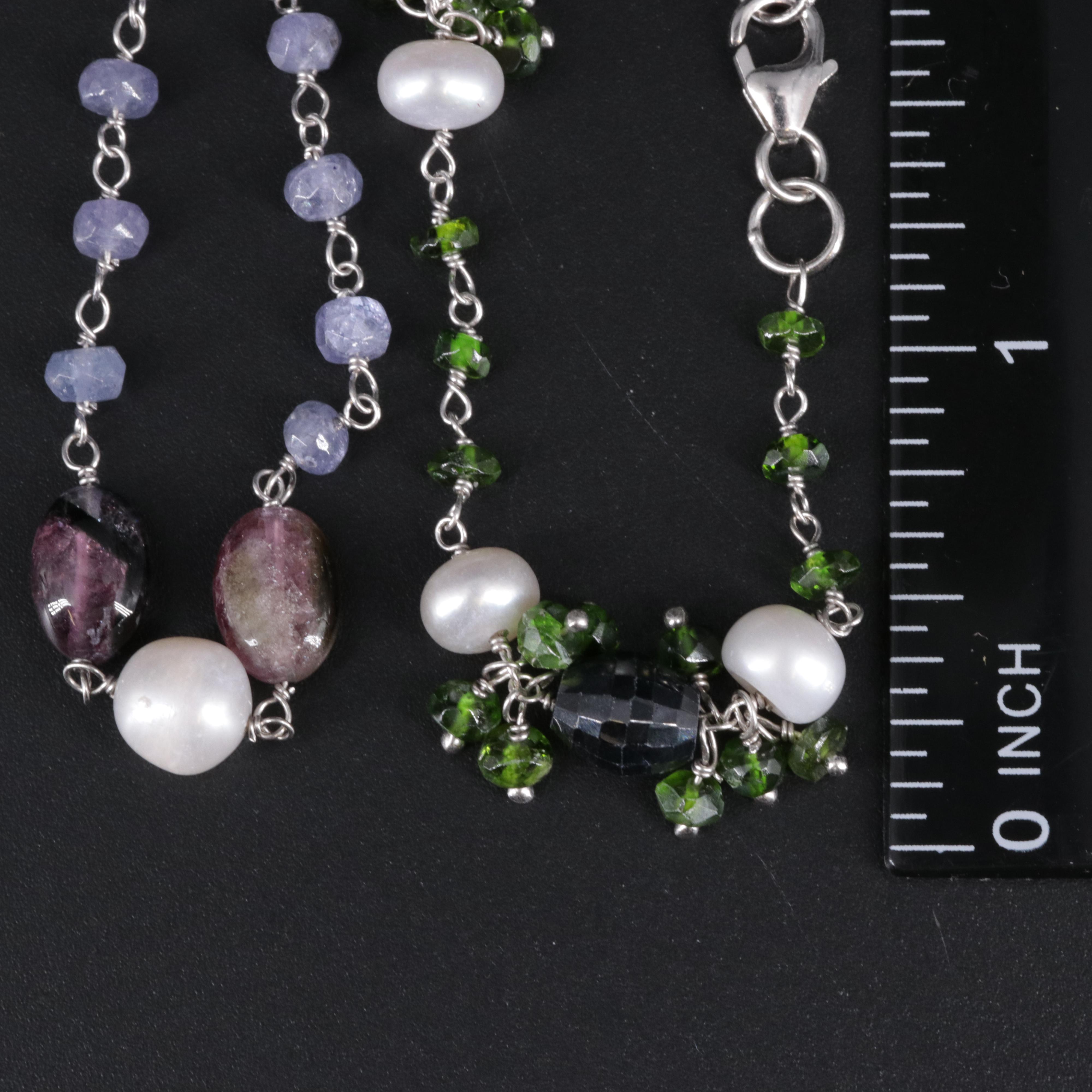 Sterling Silver Gemstone Jewelry Collection