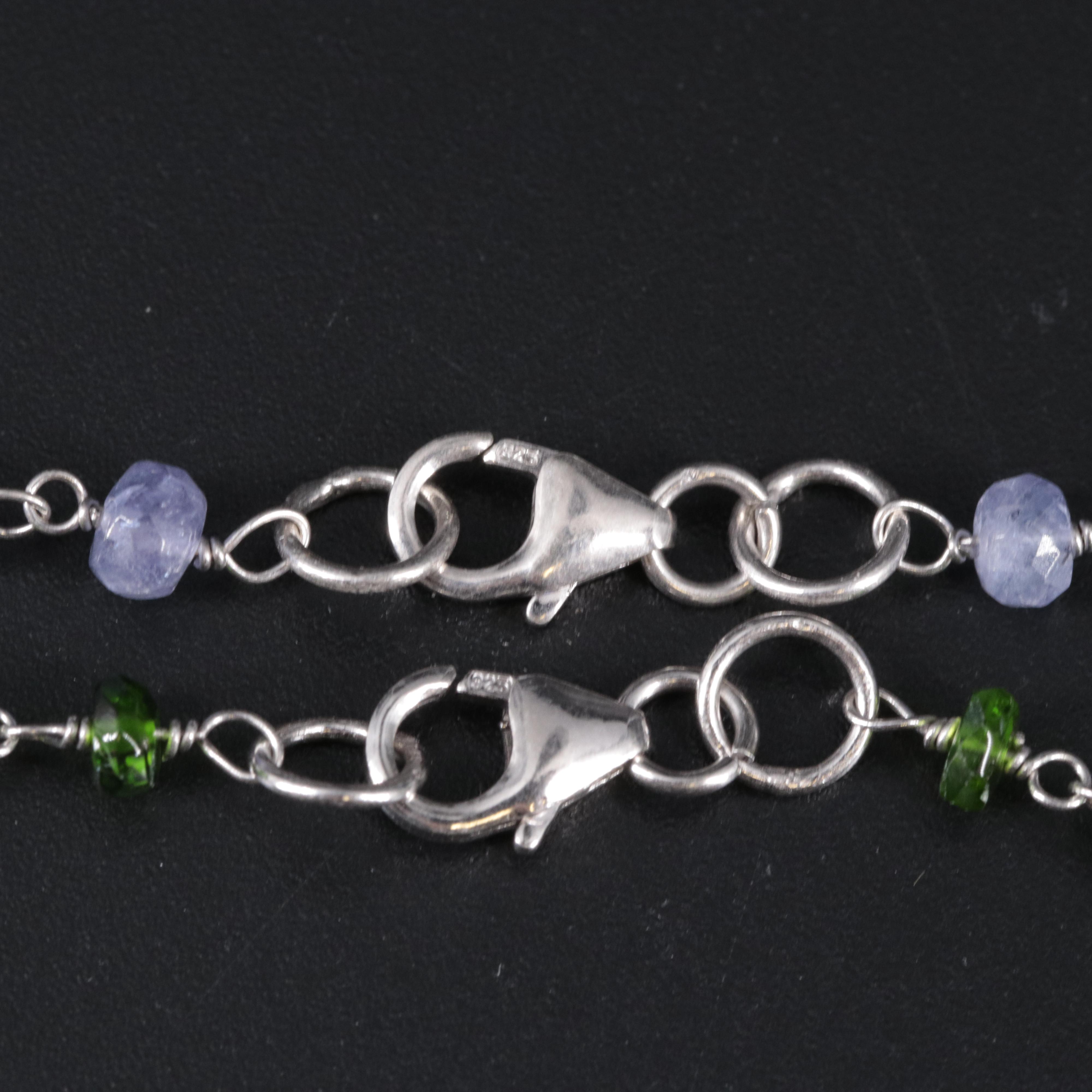 Sterling Silver Gemstone Jewelry Collection