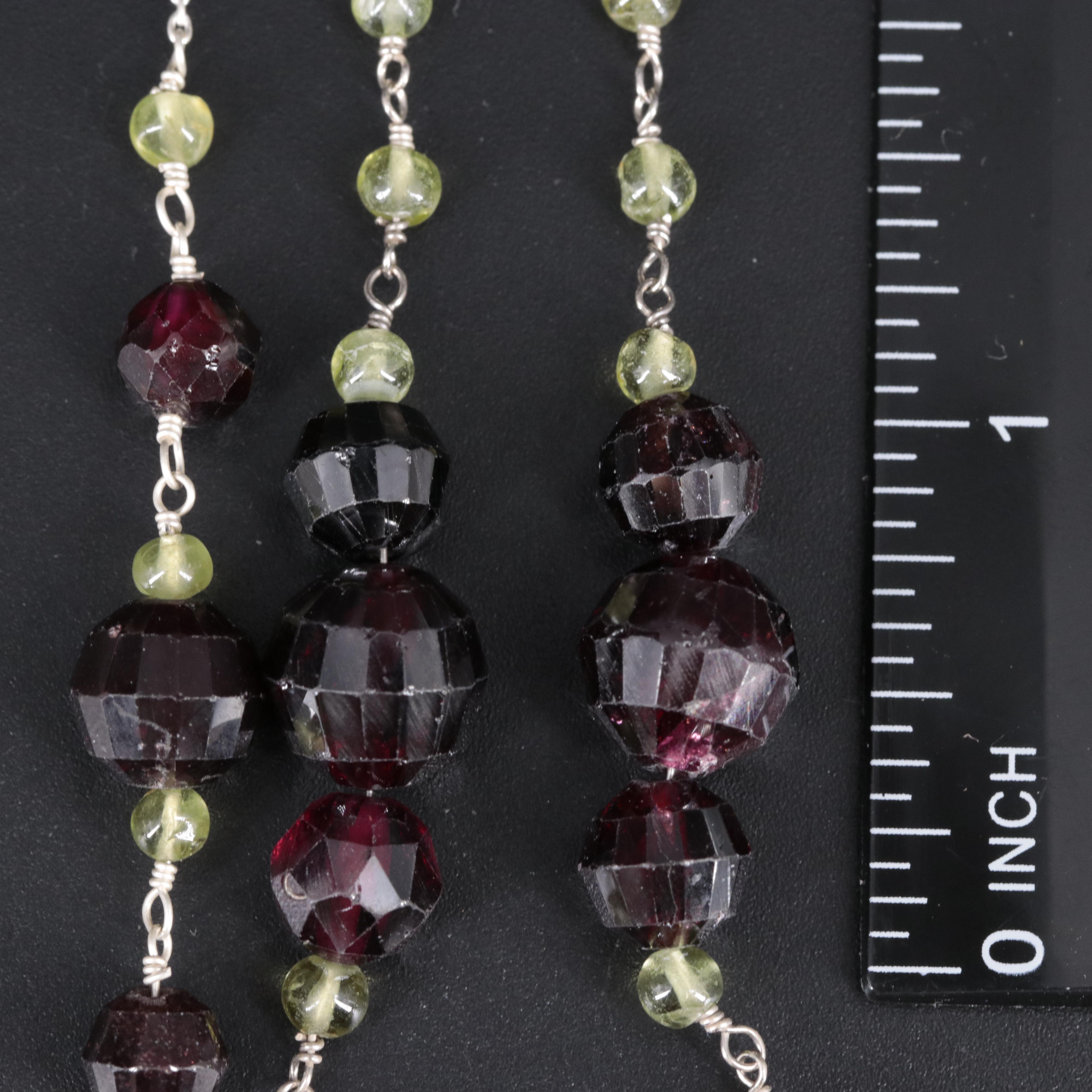 Sterling Silver Gemstone Necklace Collection