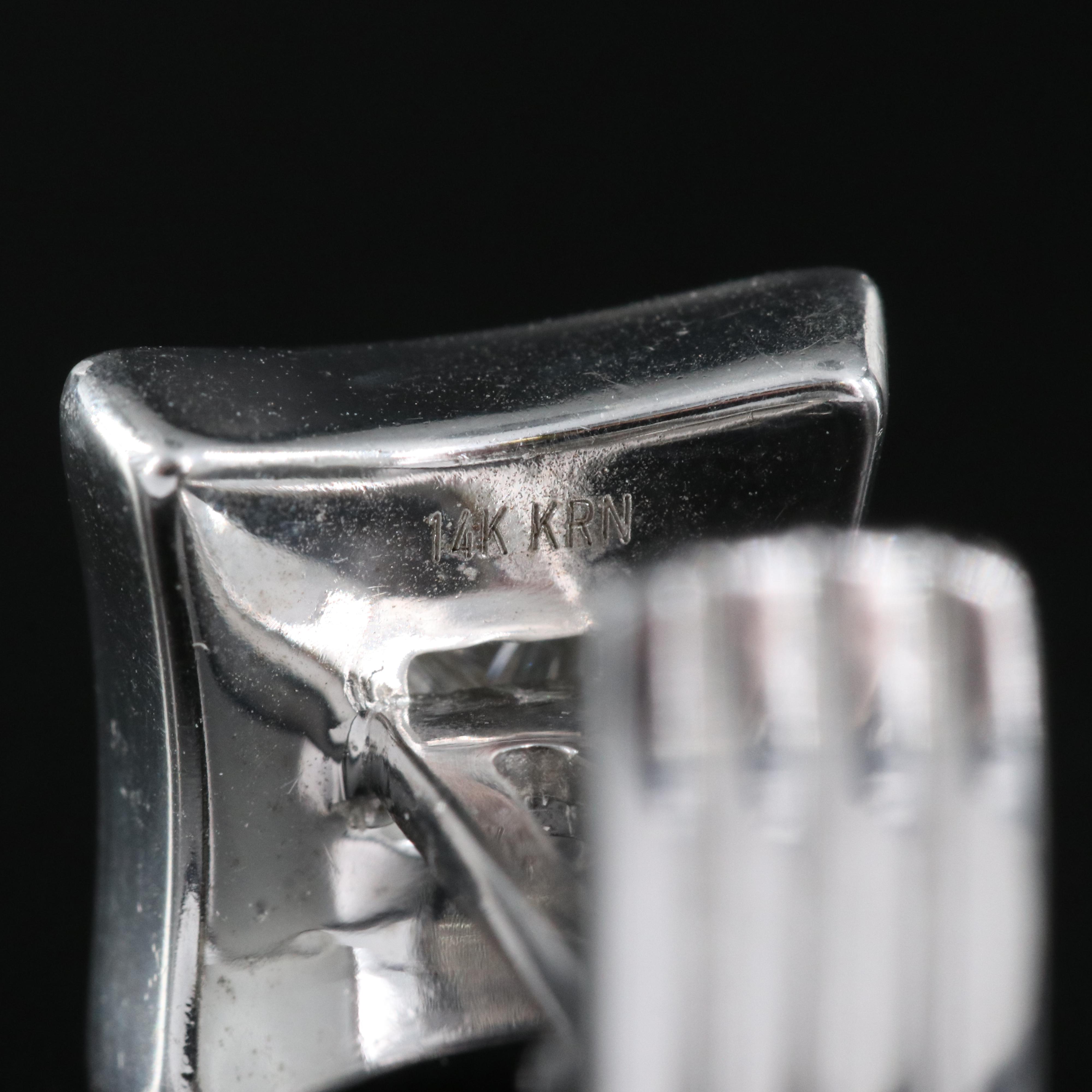 14K 0.60 CTW Diamond Cufflinks