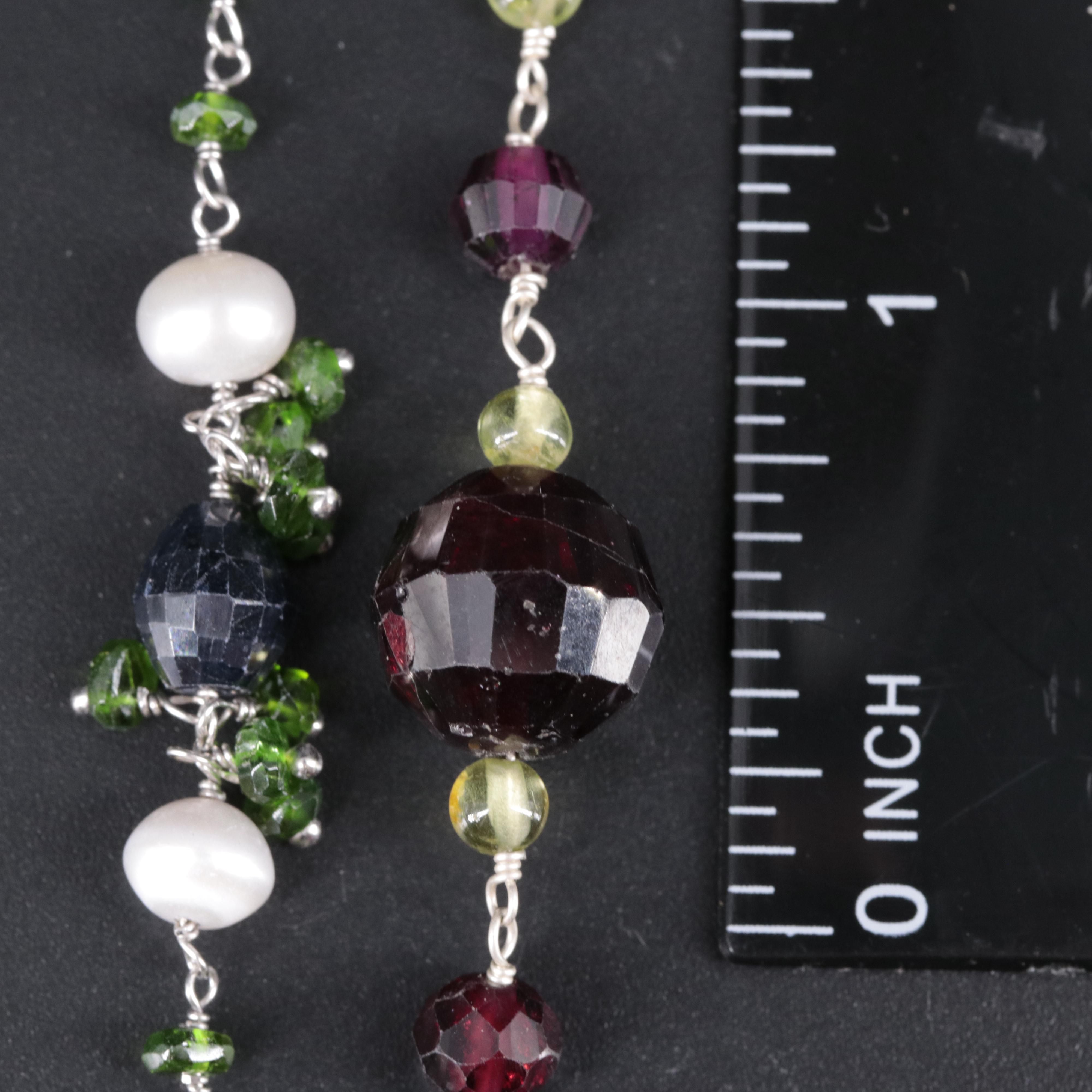 Sterling Silver Gemstone Bracelets