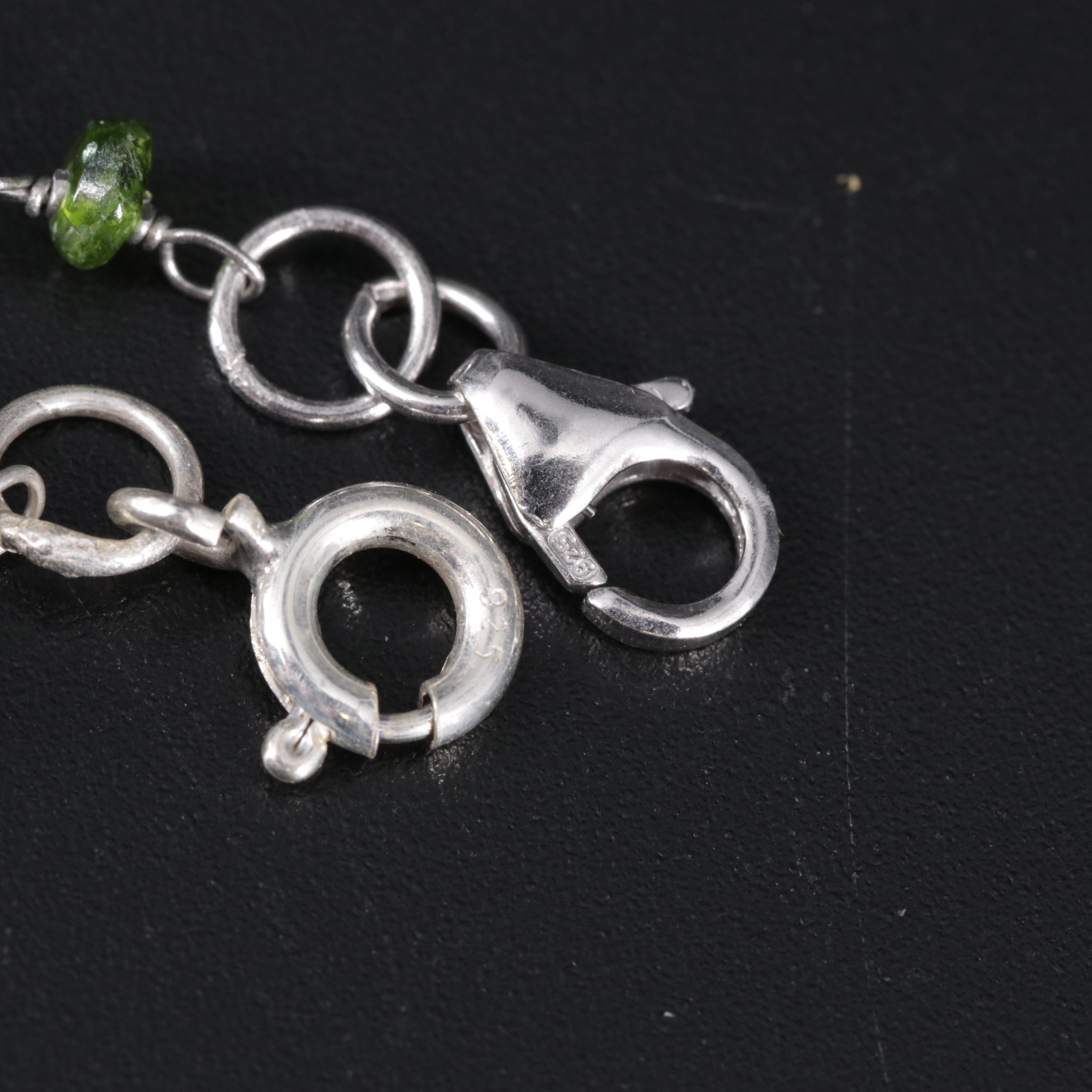 Sterling Silver Gemstone Bracelets