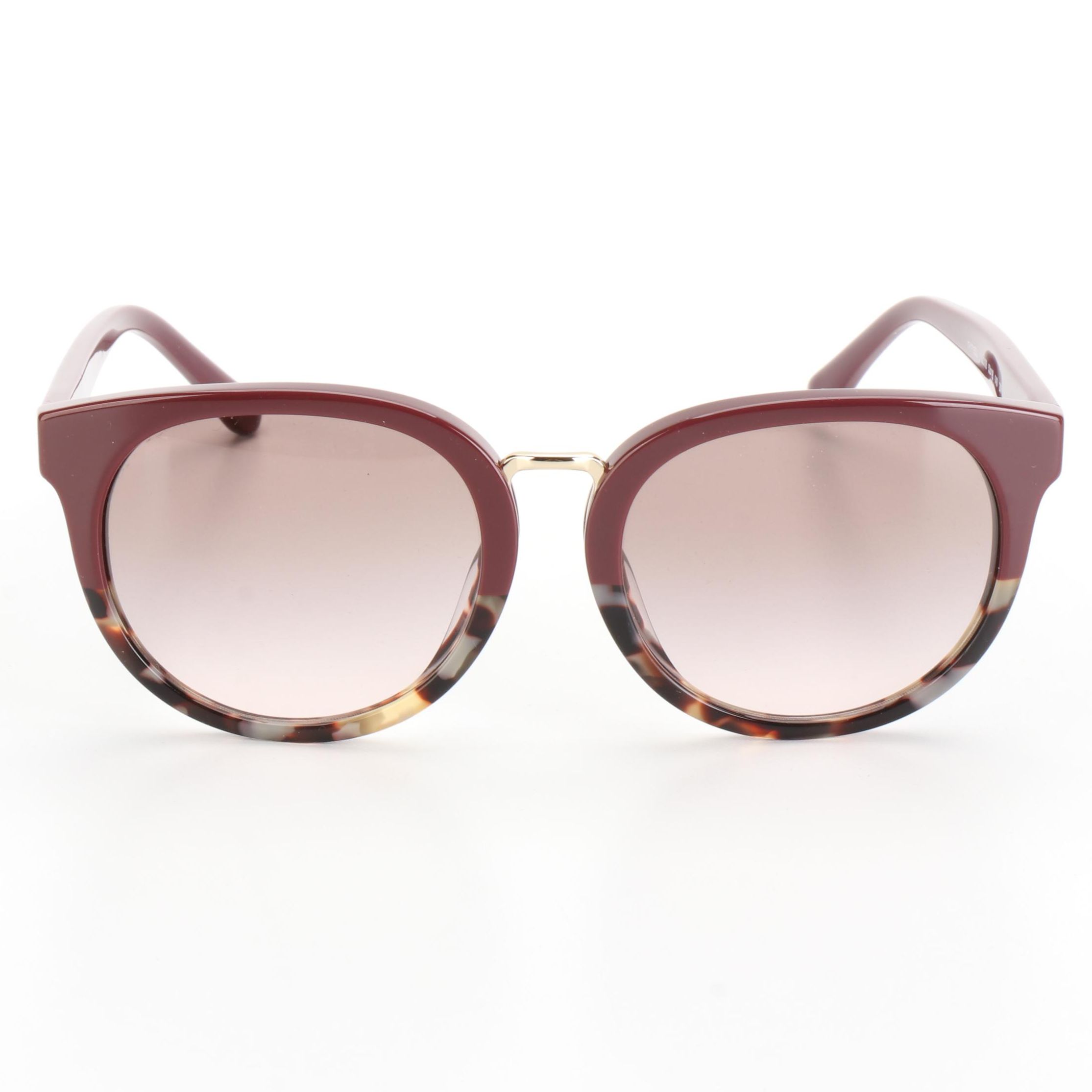 Tory Burch TY7153U Brown/Havana Round Sunglasses with Case