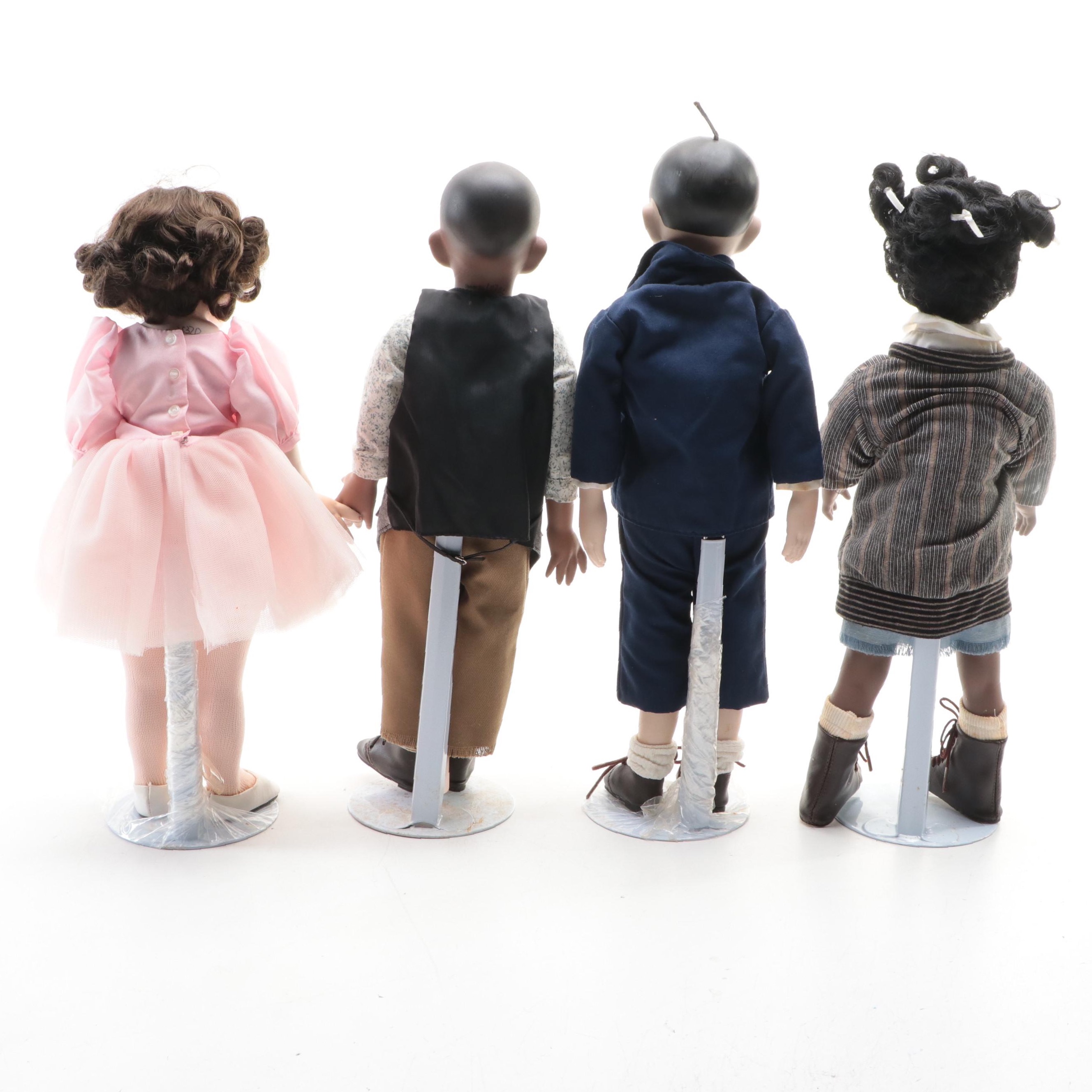 The Hoffman Collection King World "Little Rascals" Porcelain Dolls