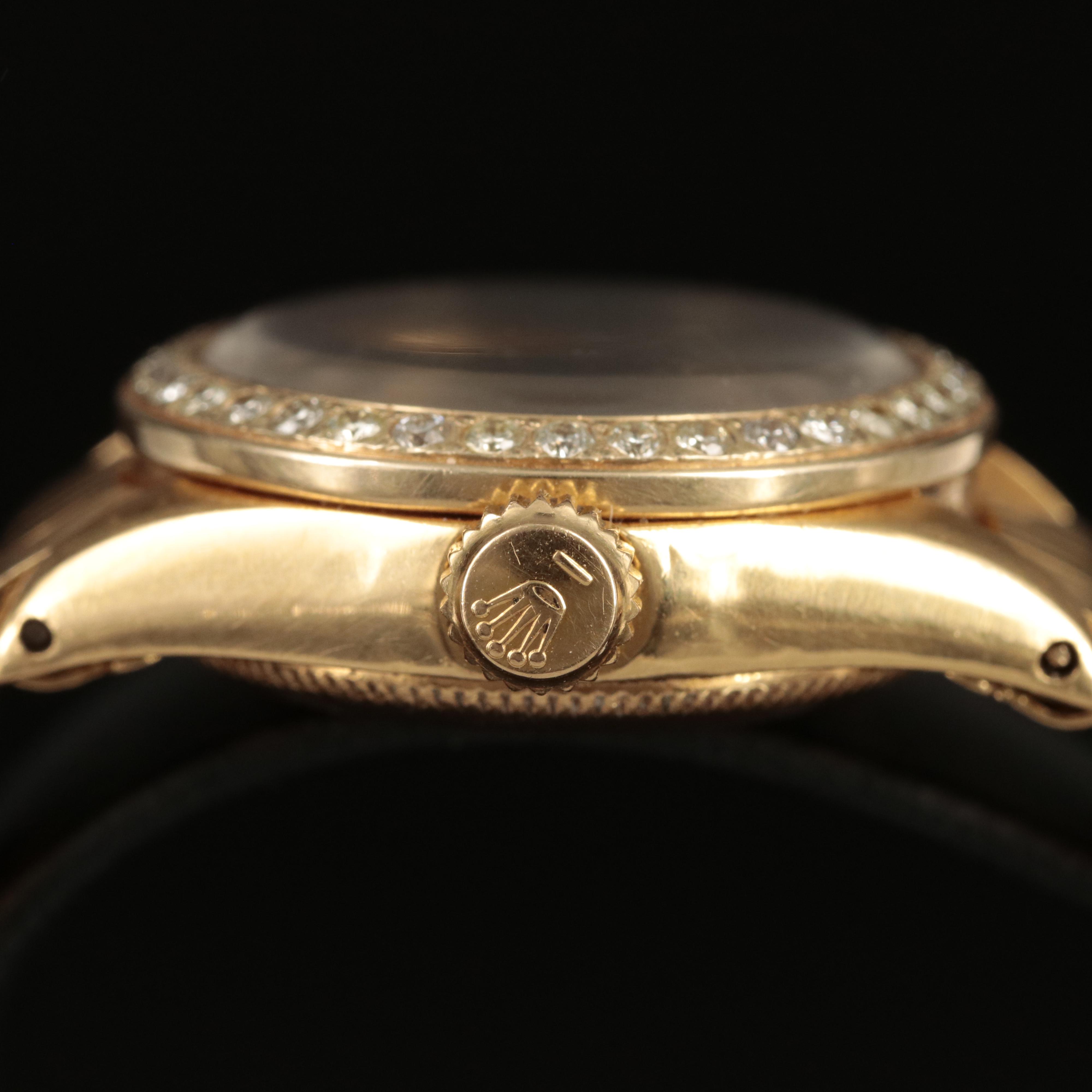 18K and Diamond 1967 Rolex Oyster Perpetual Automatic Watch