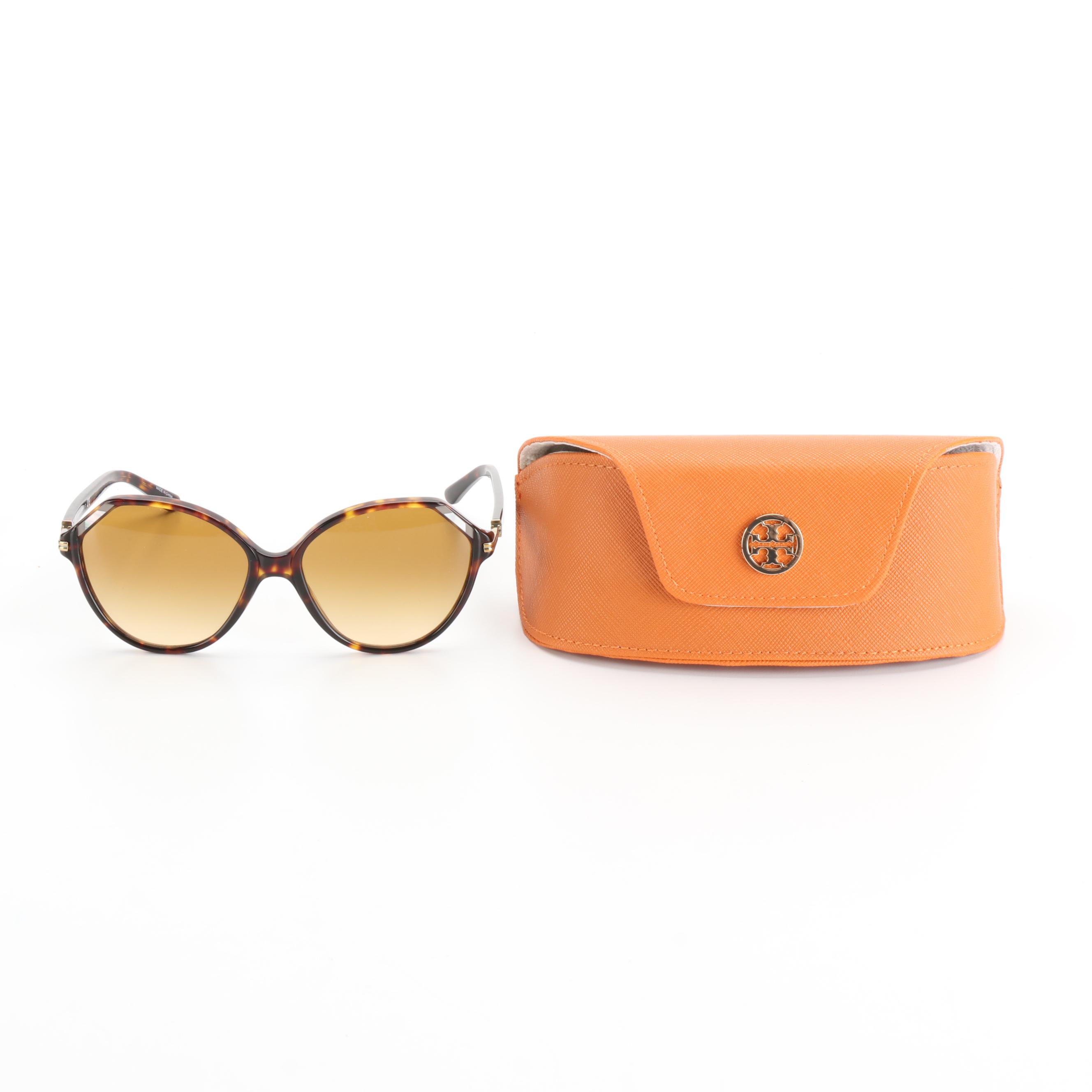 Tory Burch TY7138 Havana Sunglasses with Case