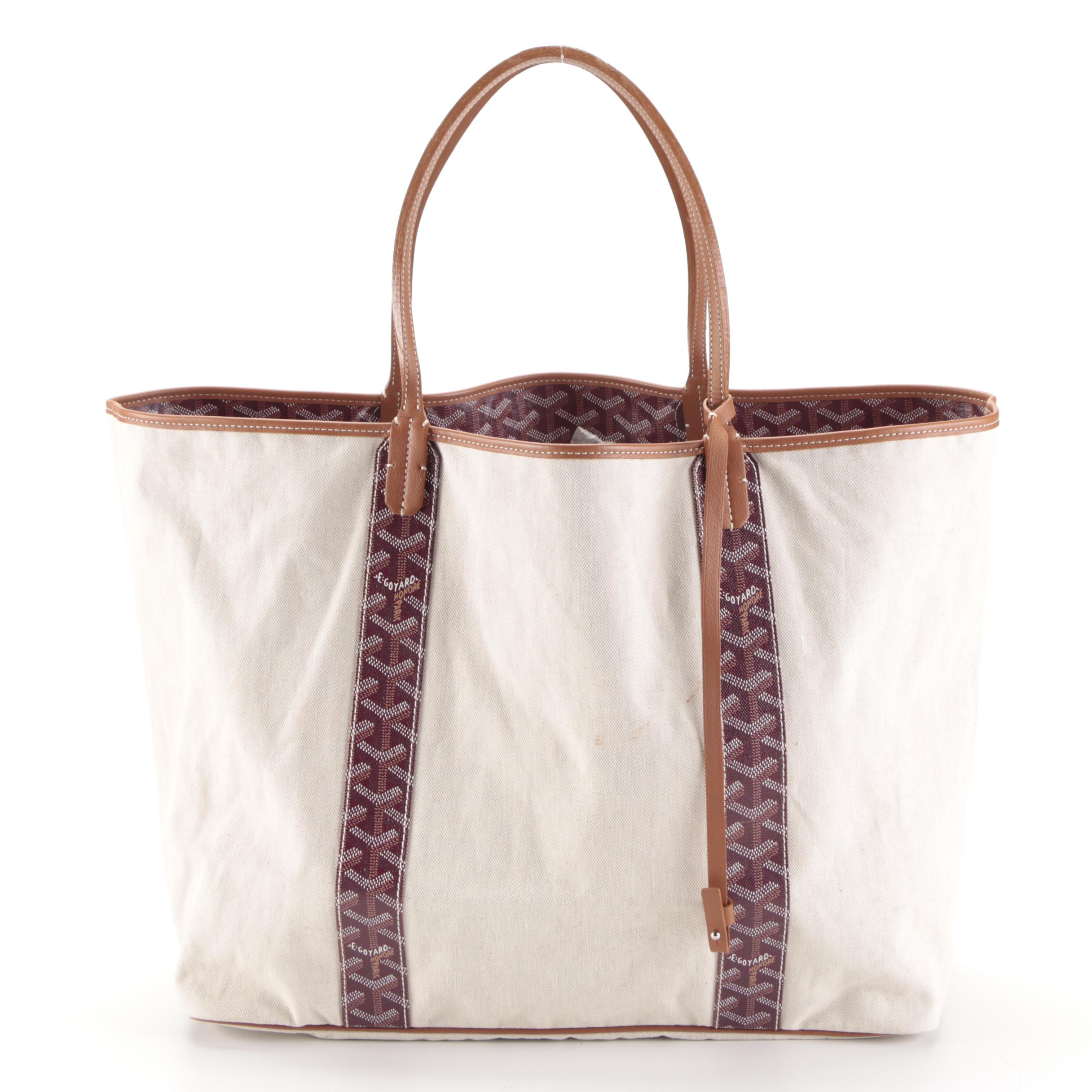 Goyard Limited Edition St. Louis Pertuis GM Tote in Goyardine Canvas