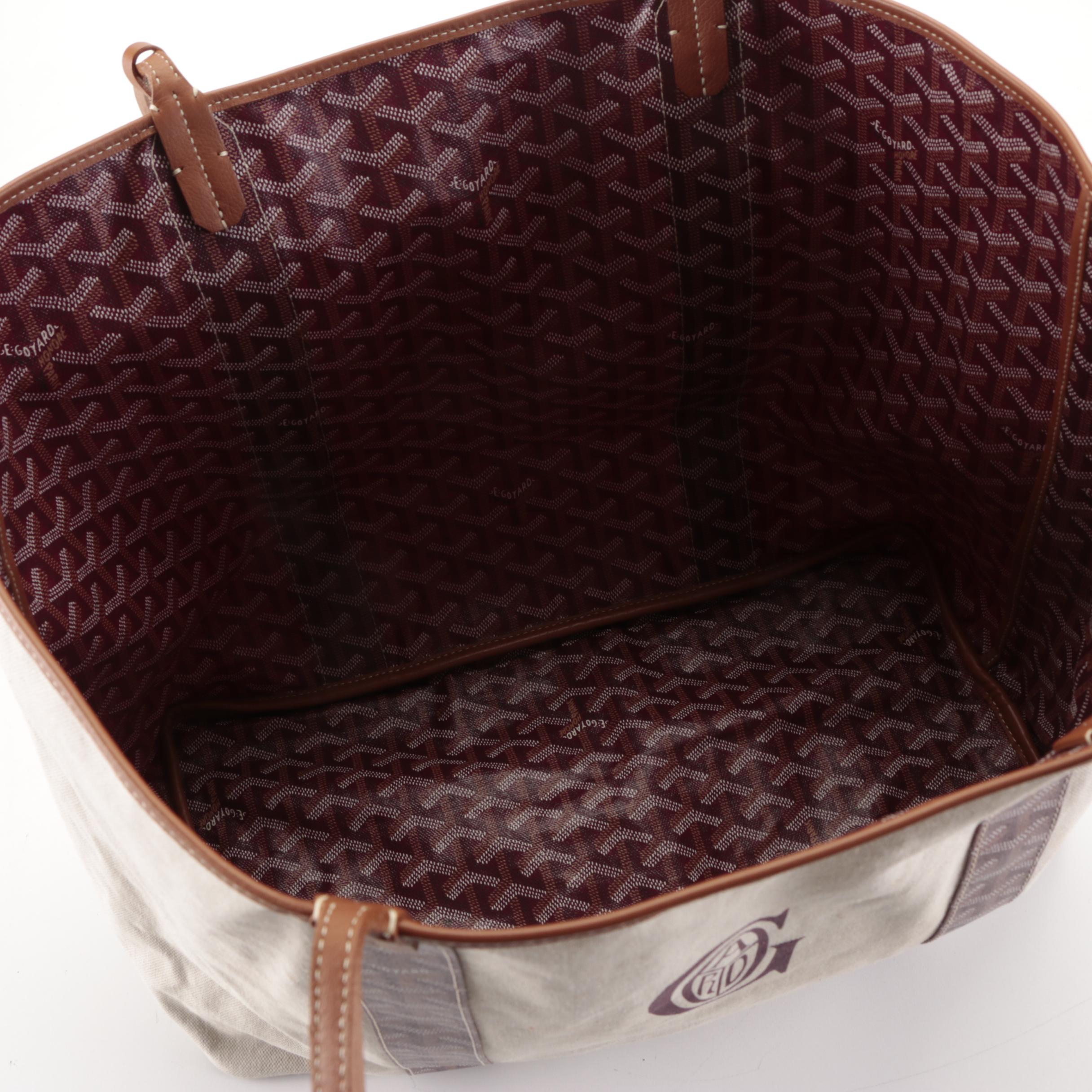 Goyard Limited Edition St. Louis Pertuis GM Tote in Goyardine Canvas