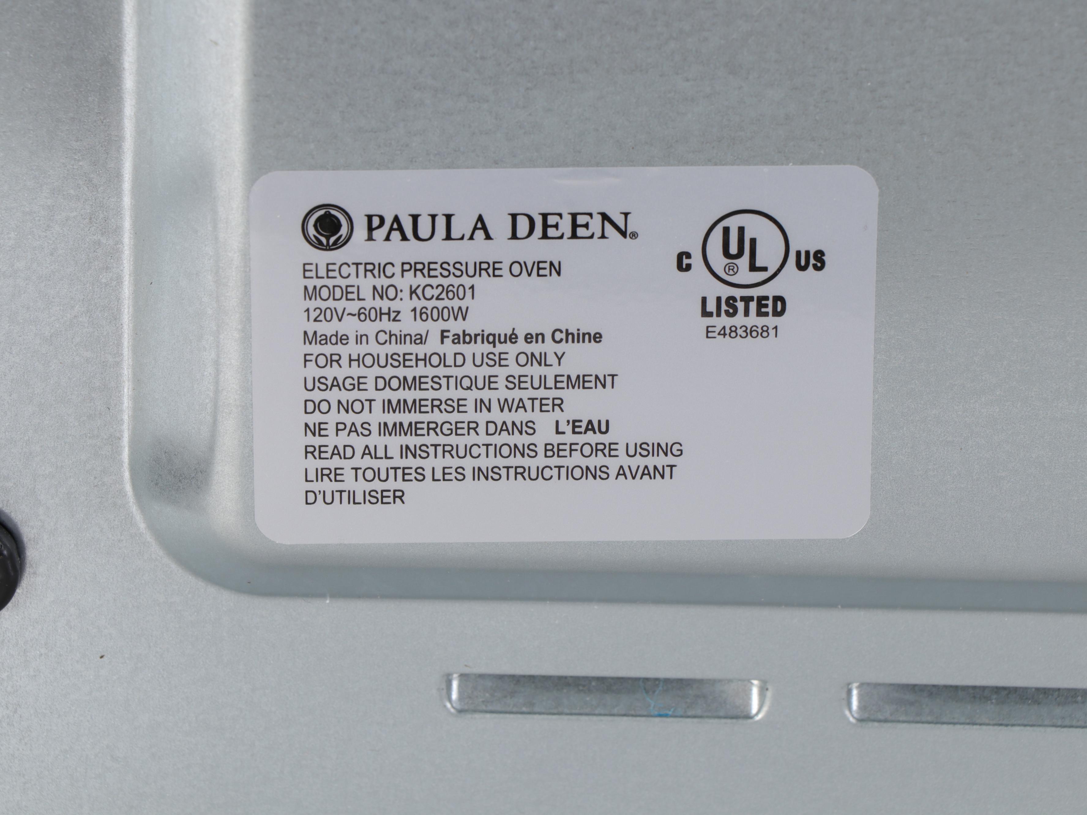 Paula Deen Digital Counter-Top Pressure Oven