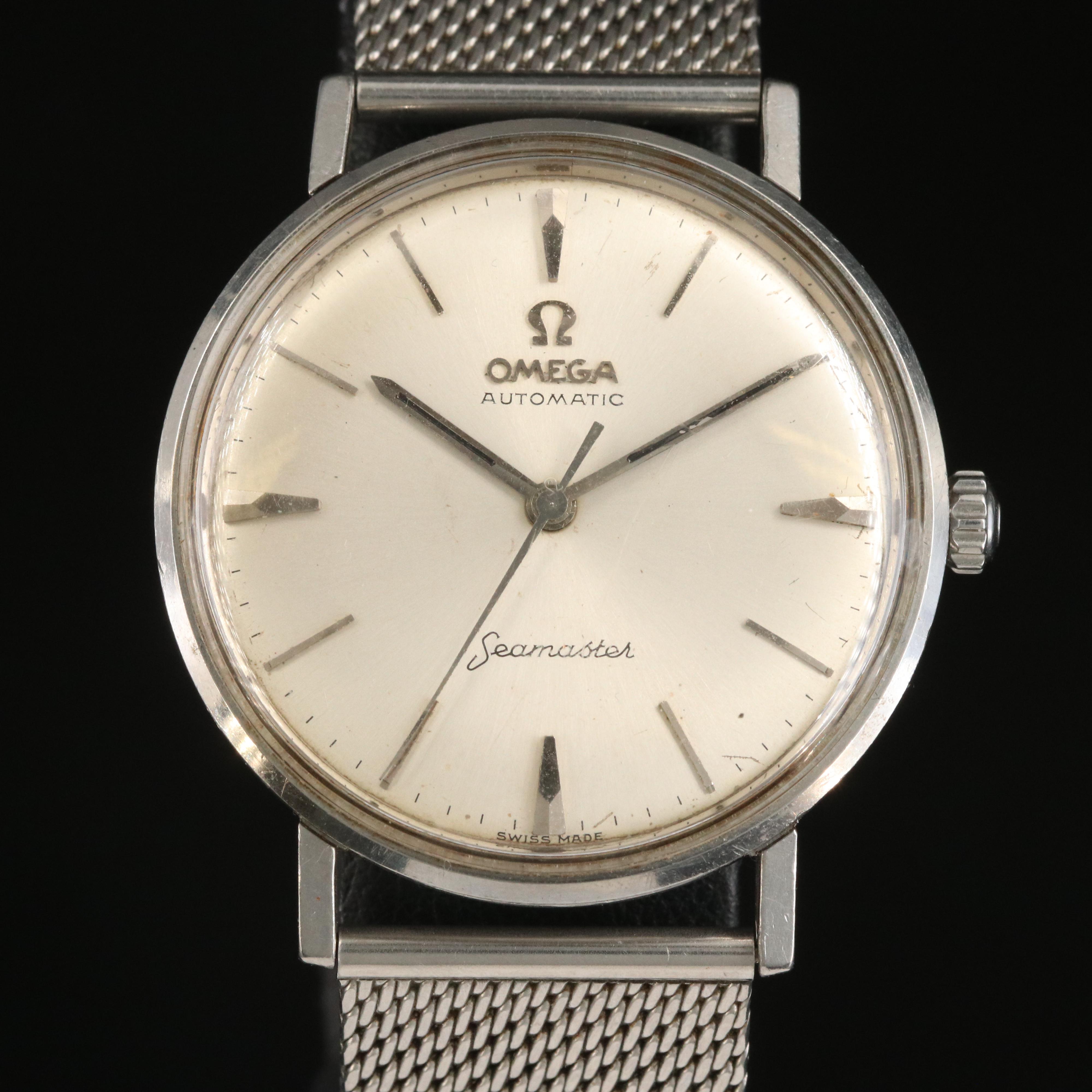 1959 Omega Seamaster Stainless Steel Watch