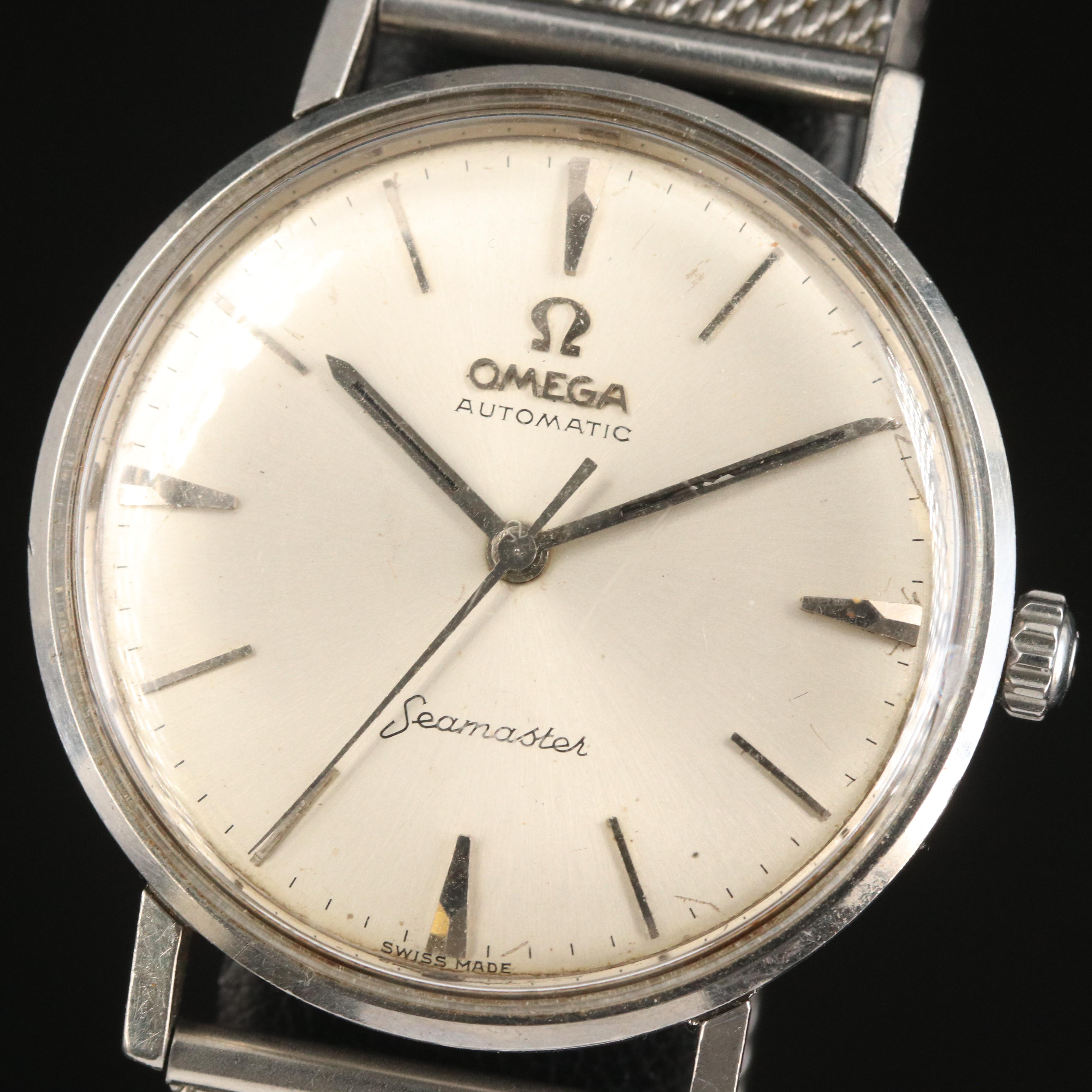 1959 Omega Seamaster Stainless Steel Watch