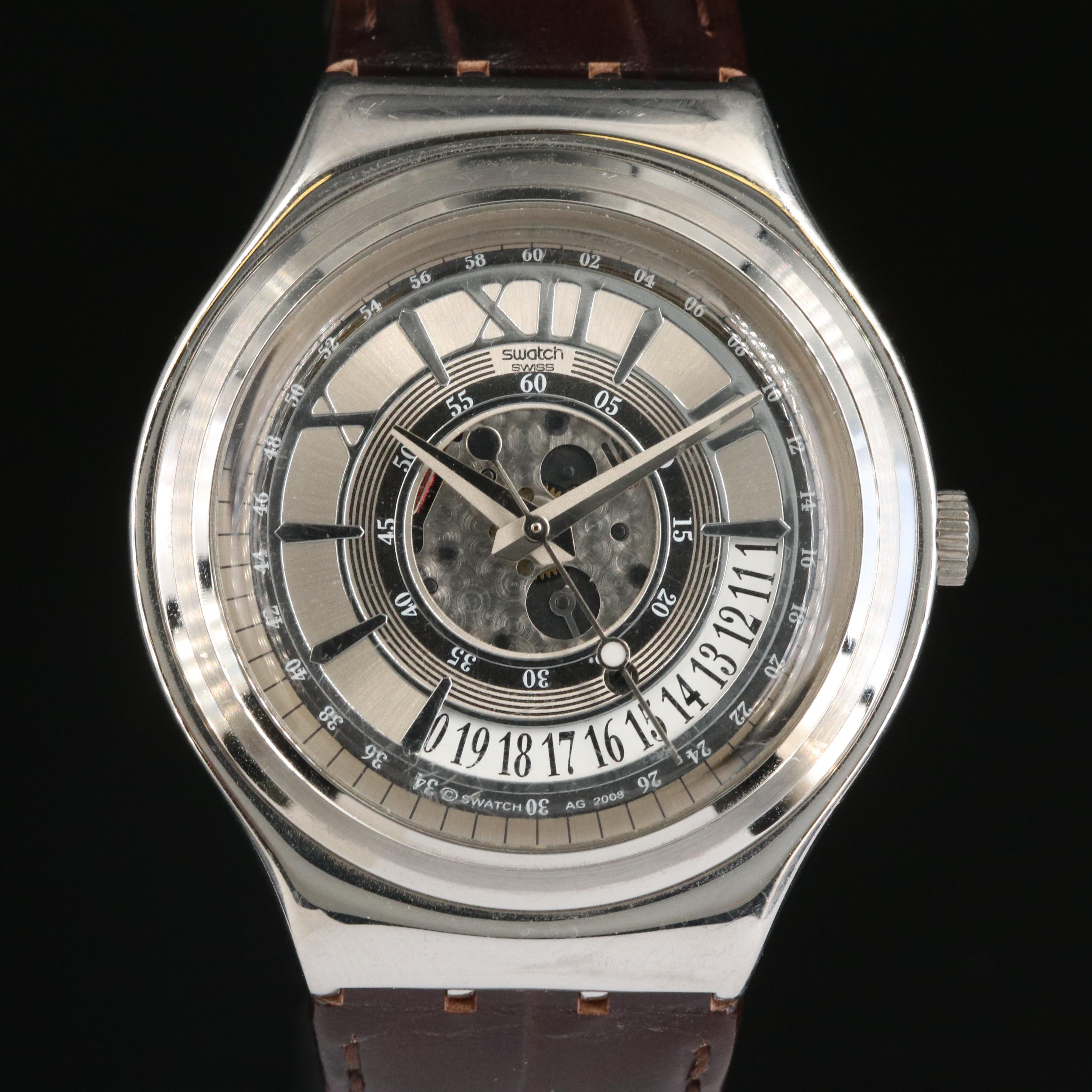 Swatch Irony Stainless Steel Quartz Watch