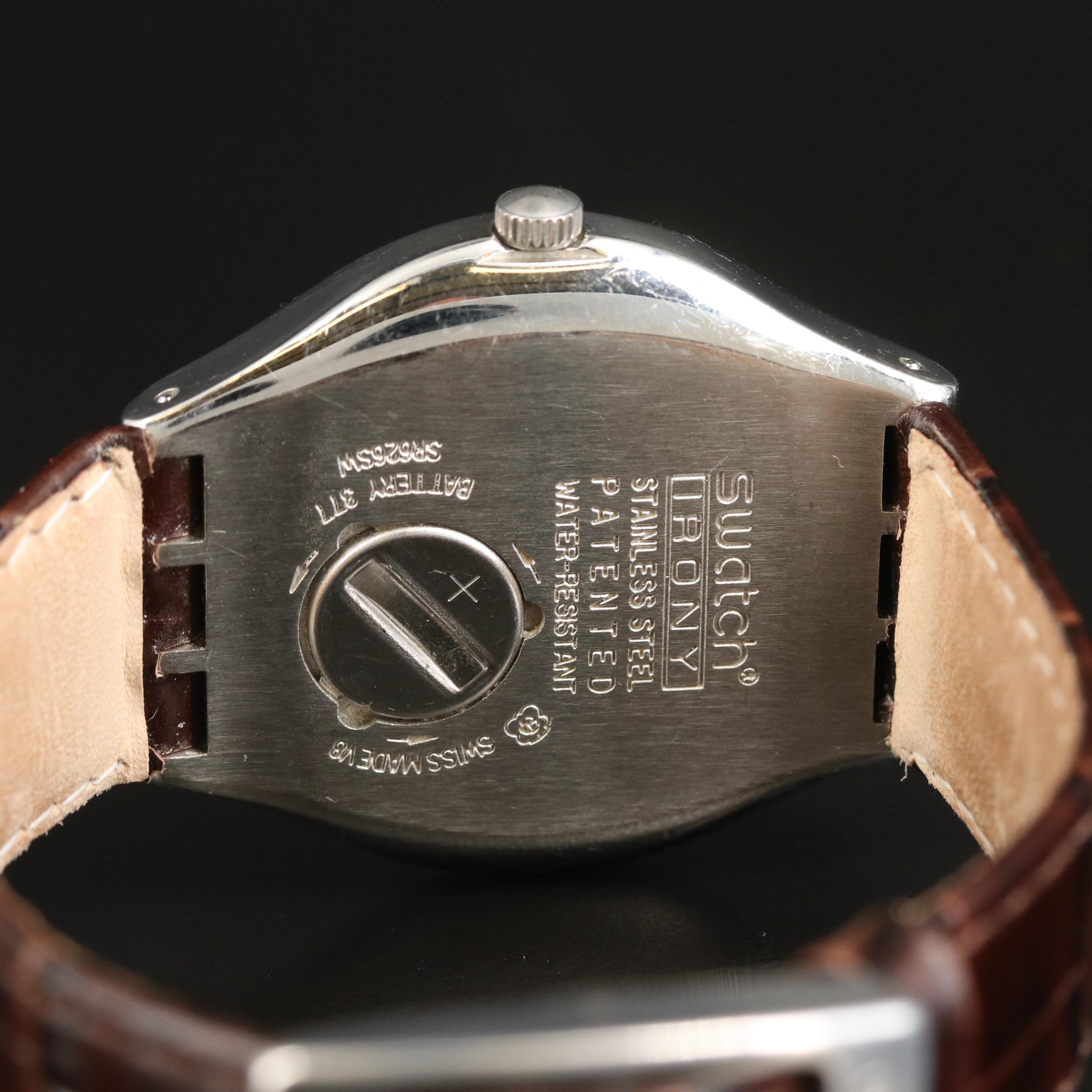 Swatch Irony Stainless Steel Quartz Watch