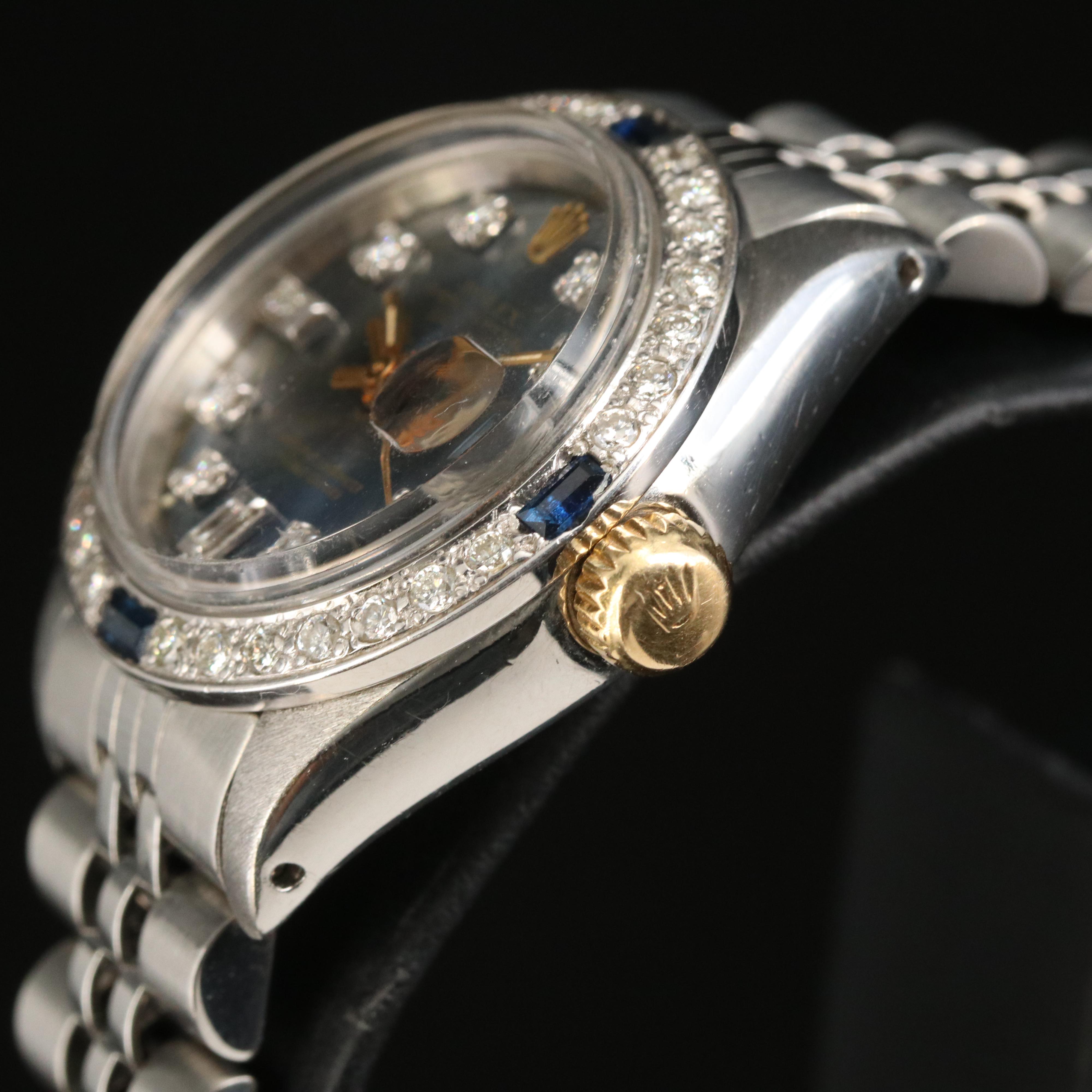 1977 Rolex Oyster Perpetual Datejust Stainless Steel Watch