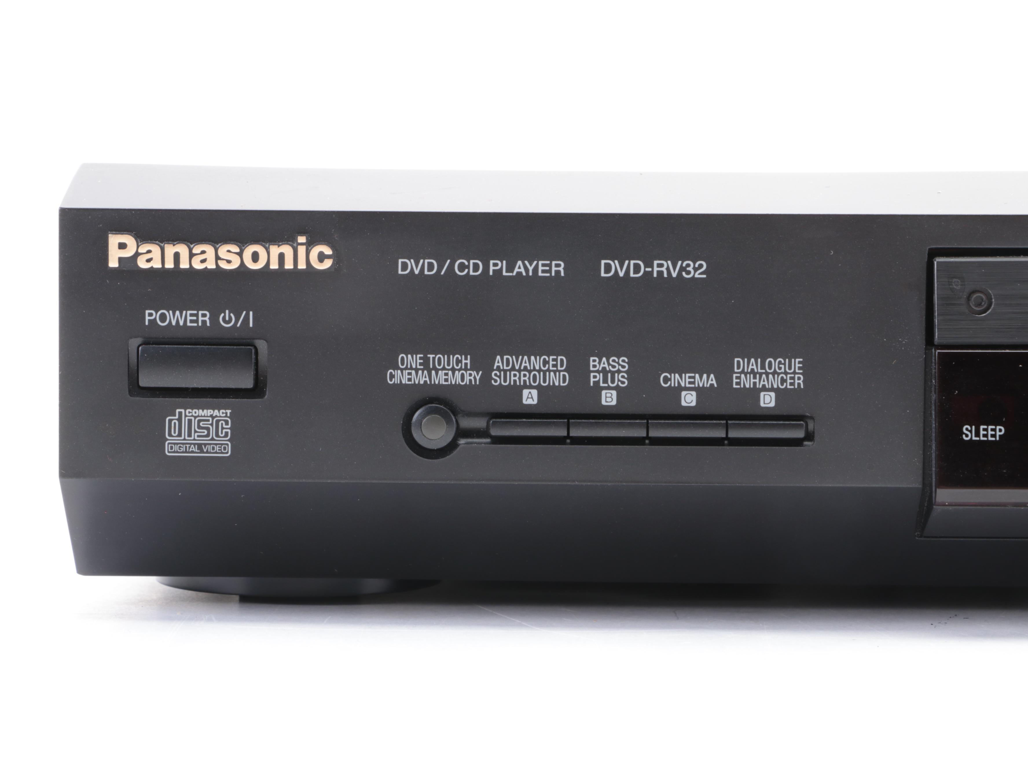 Yamaha Sound AV Receiver with Panasonic CD/DVD Player and Bose Center Speaker