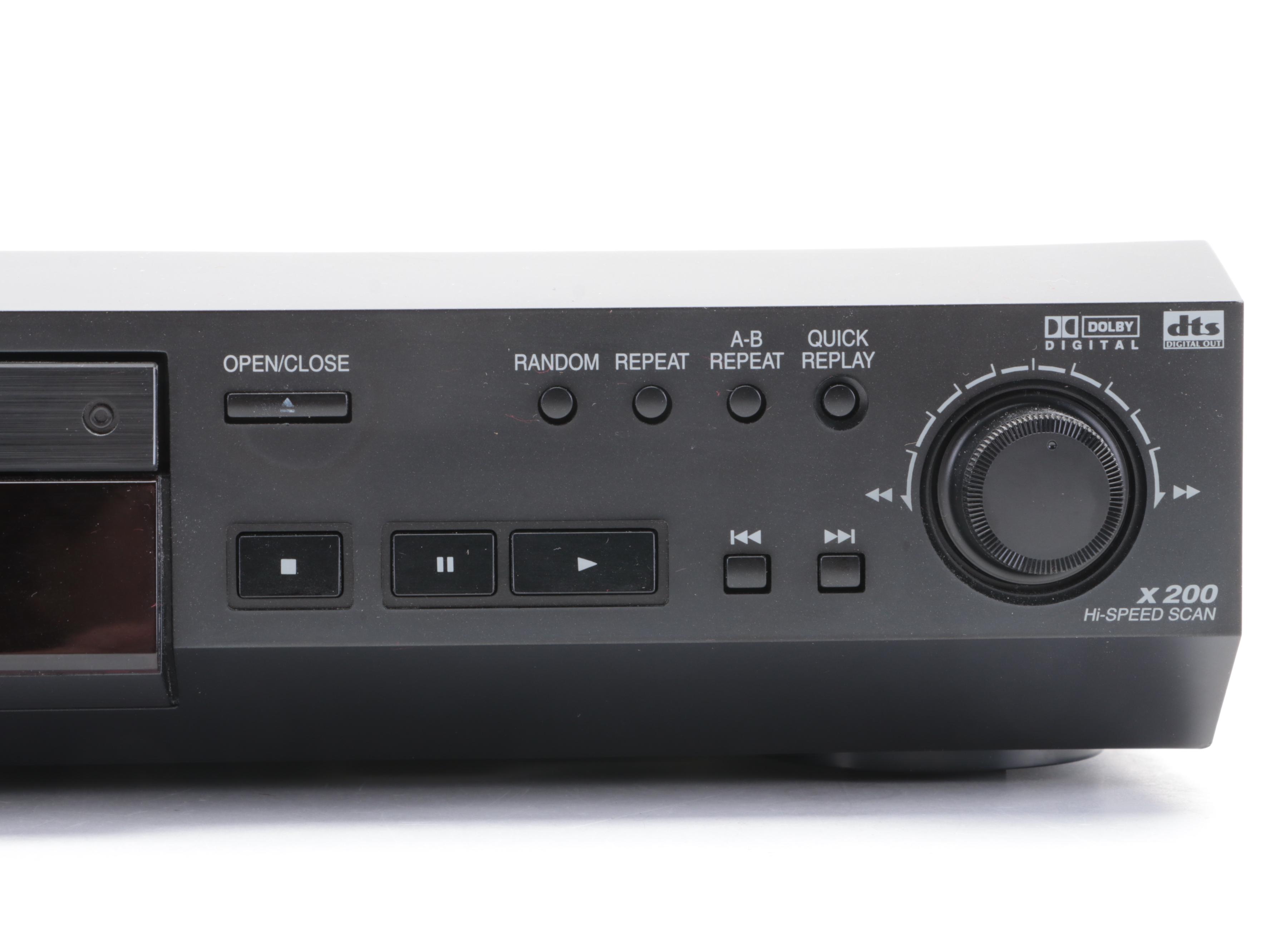 Yamaha Sound AV Receiver with Panasonic CD/DVD Player and Bose Center Speaker