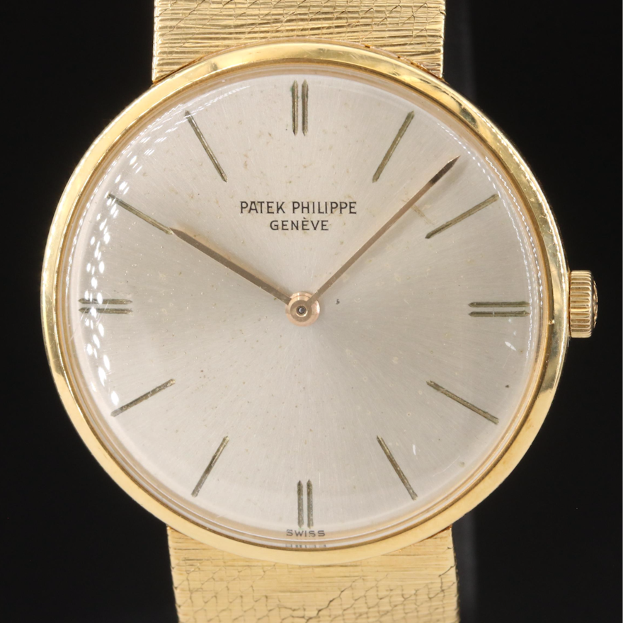 18K Patek Philippe Calatrava Wristwatch