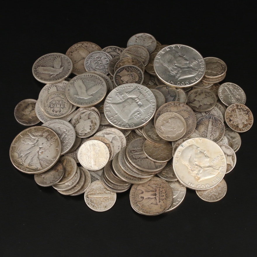 Group of U.S. 90% Silver Coins