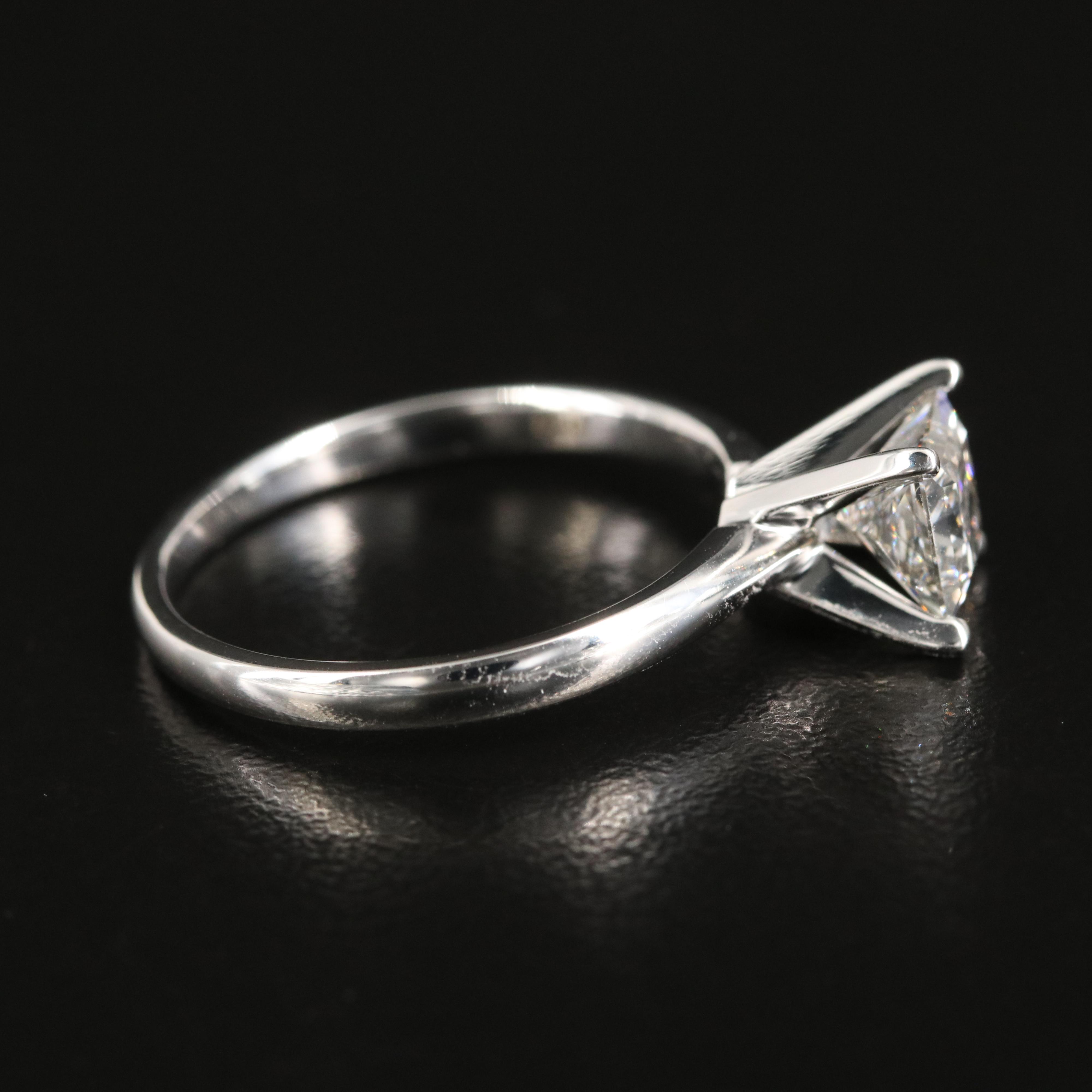 14K 1.03 CT Lab Grown Diamond Solitaire Ring