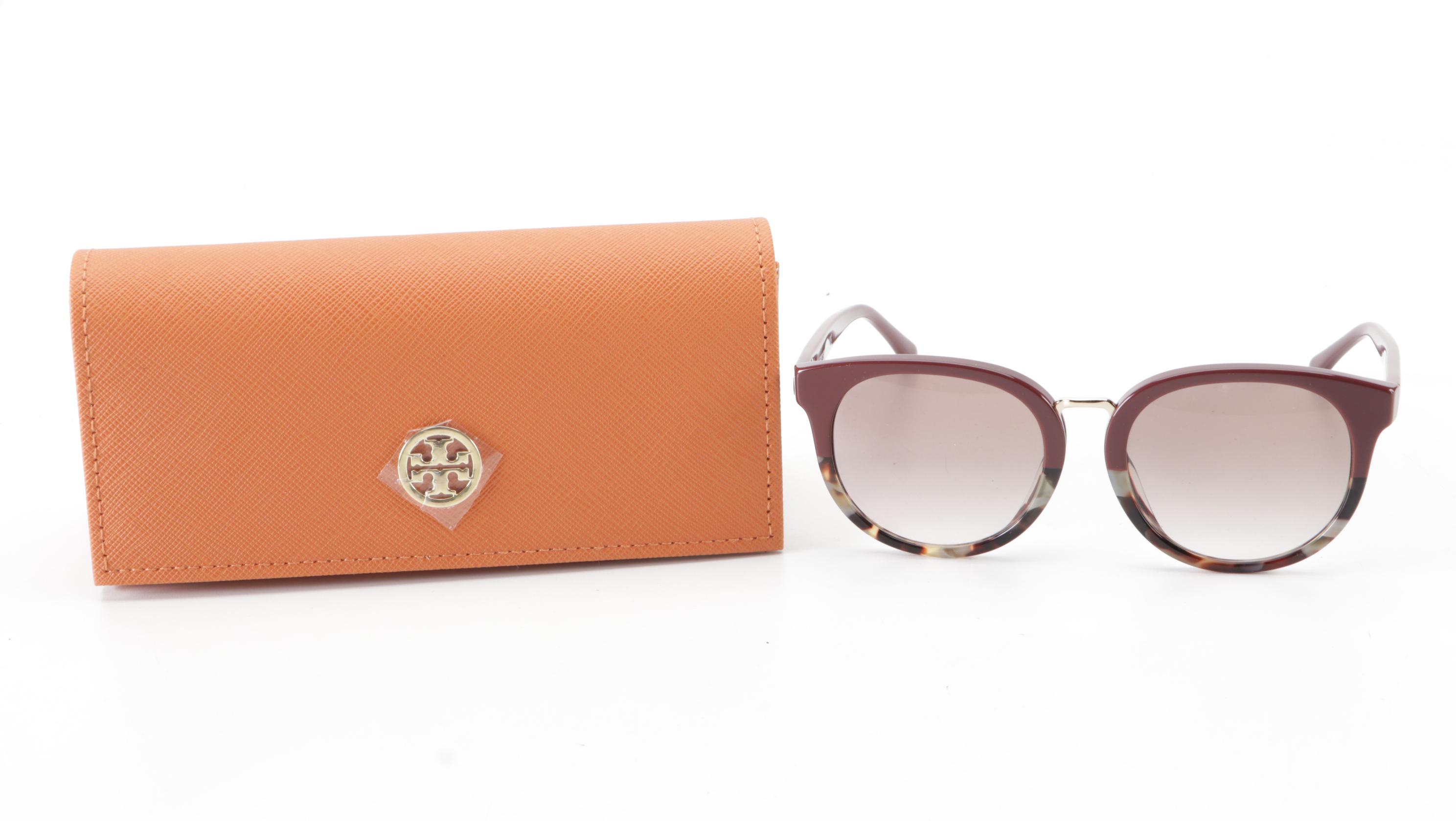 Tory Burch TY7153U Round Sunglasses with Case