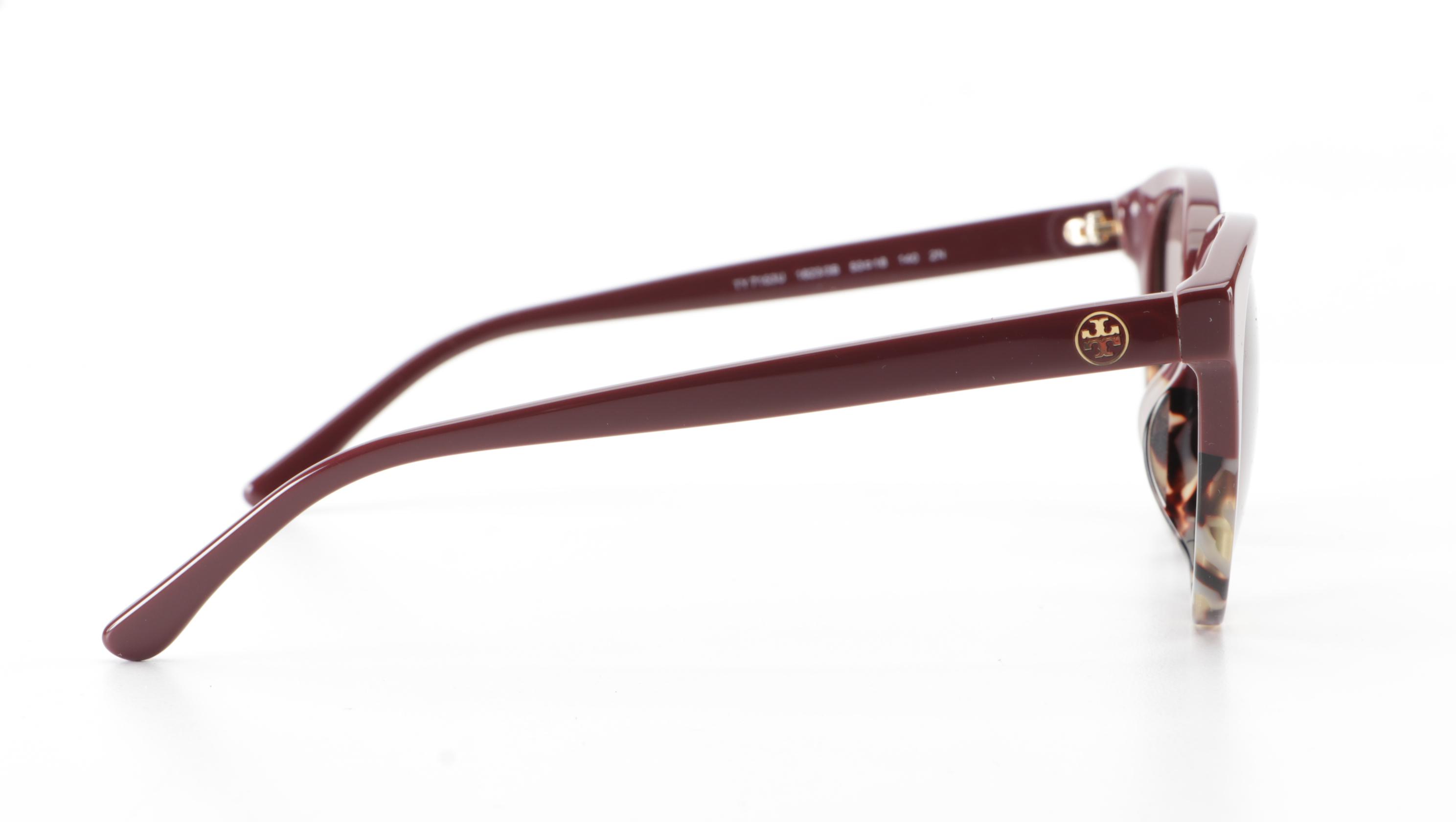 Tory Burch TY7153U Round Sunglasses with Case