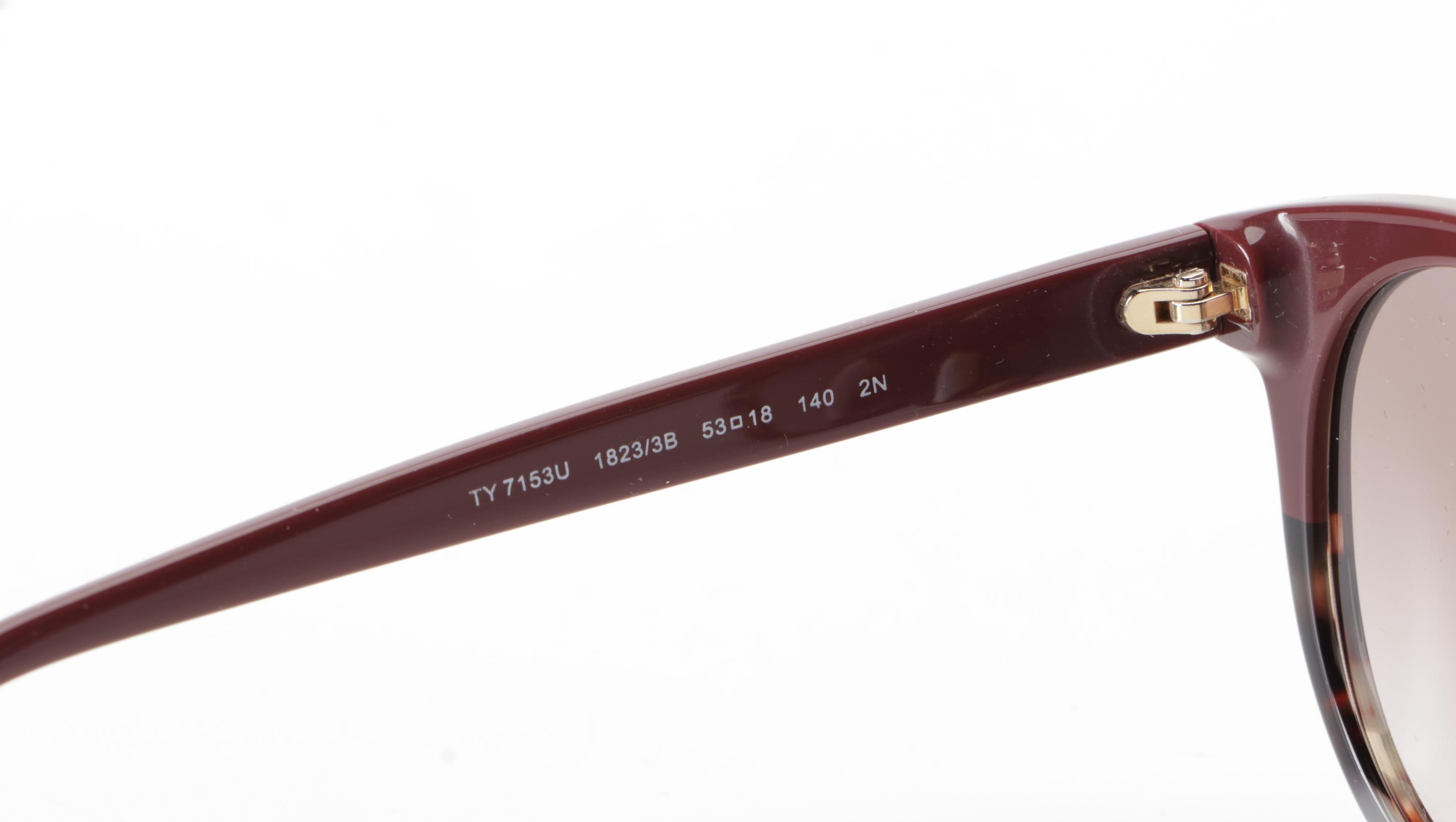 Tory Burch TY7153U Round Sunglasses with Case