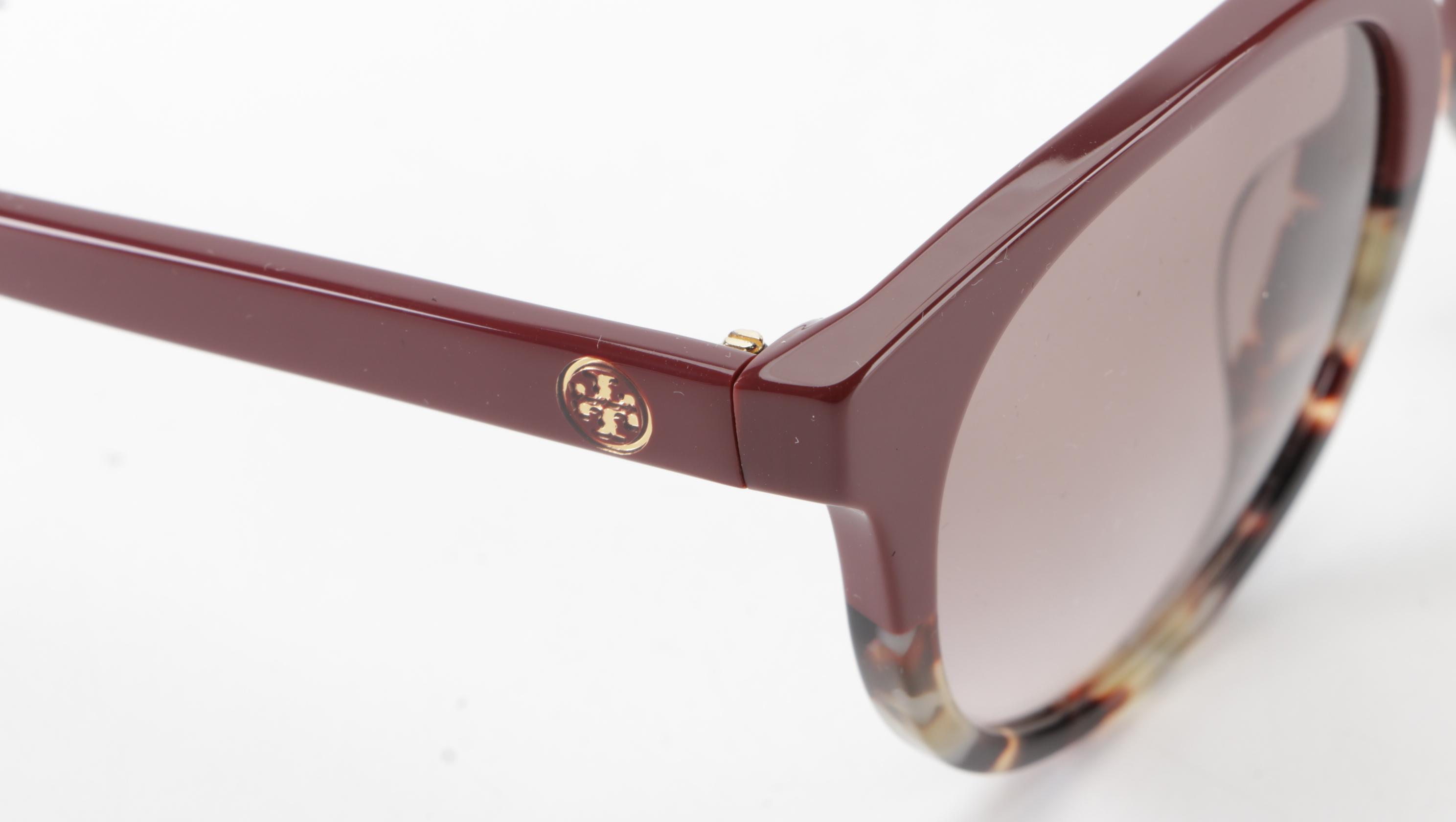 Tory Burch TY7153U Round Sunglasses with Case