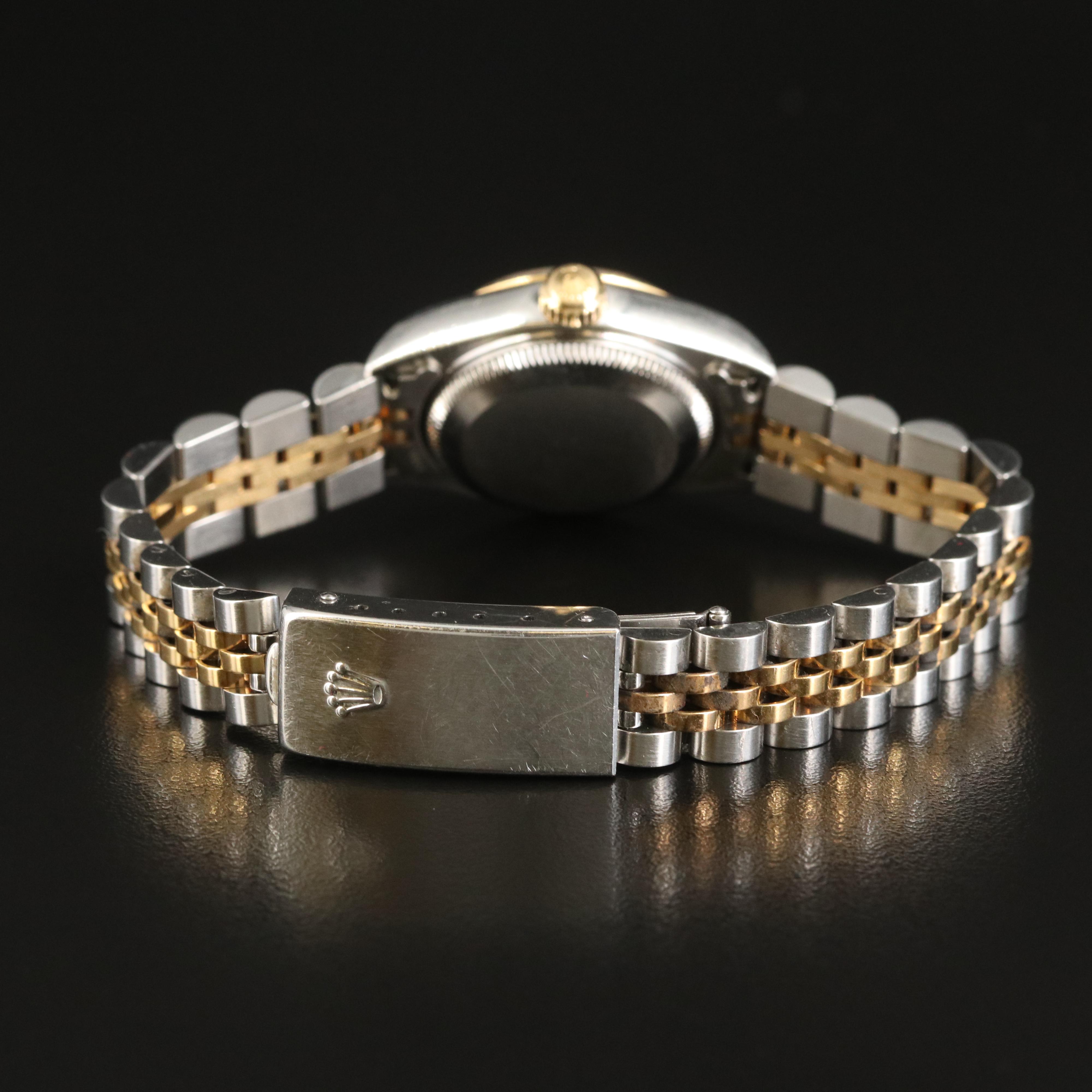 2001 Rolex Oyster Perpetual Datejust 18K and Stainless Steel Watch