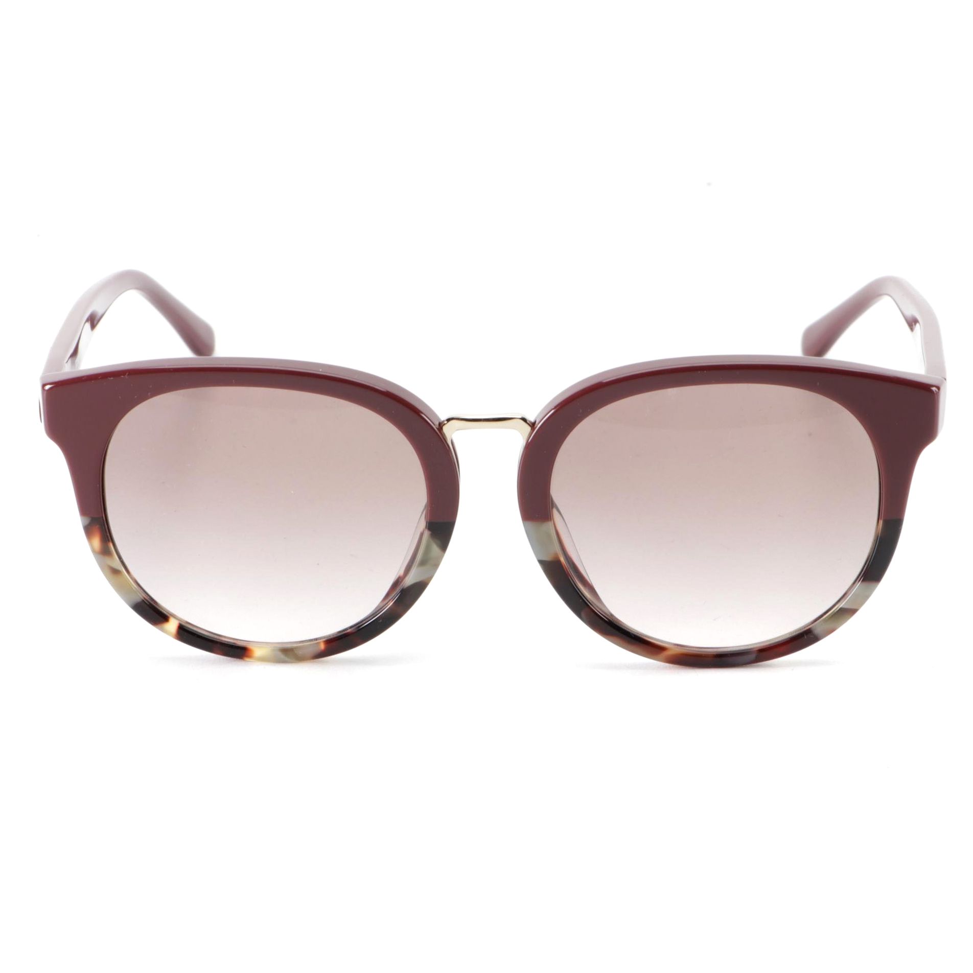 Tory Burch TY7153U Round Sunglasses with Case