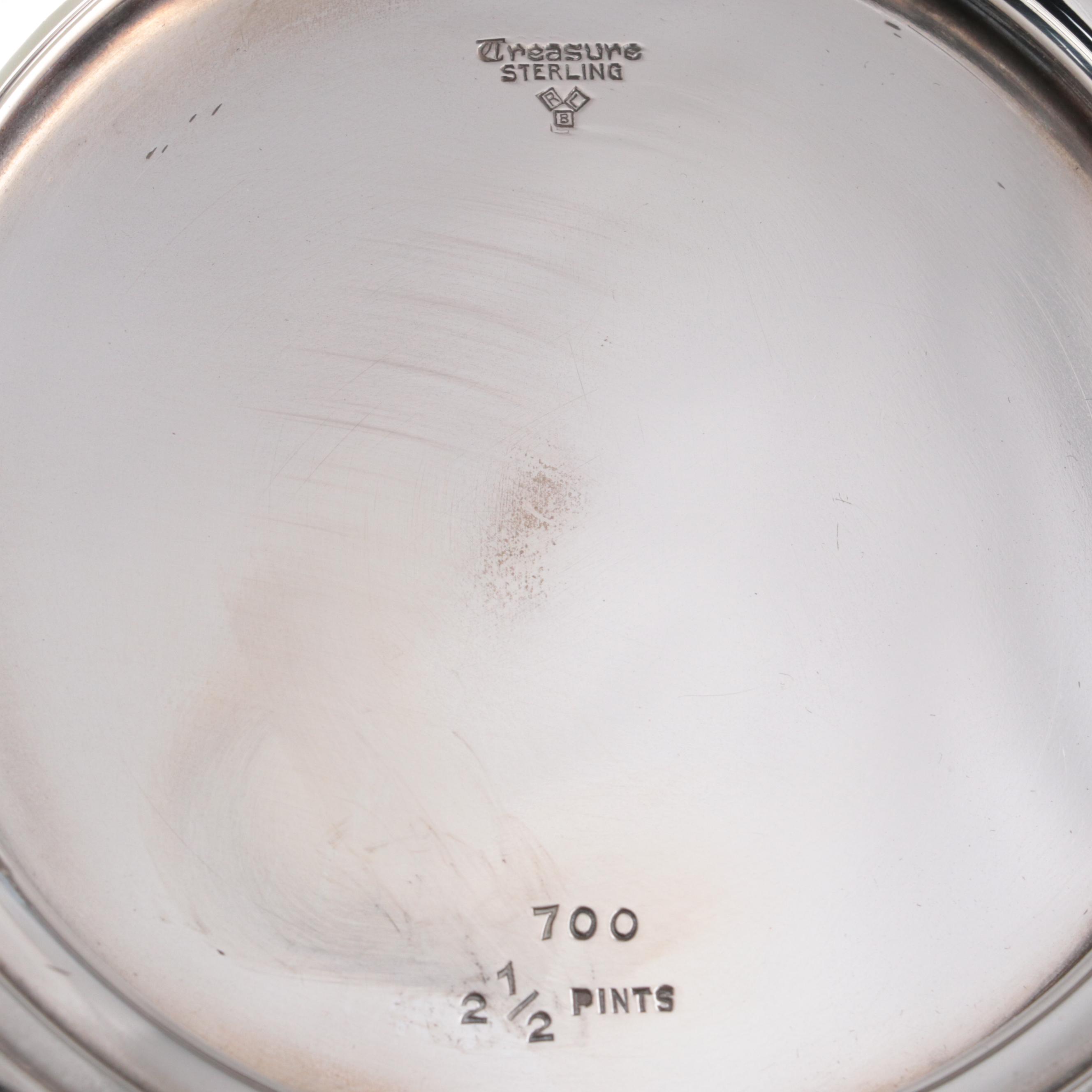 Rogers, Lunt & Bowlen "William & Mary" Sterling Silver Coffee Set, circa 1920