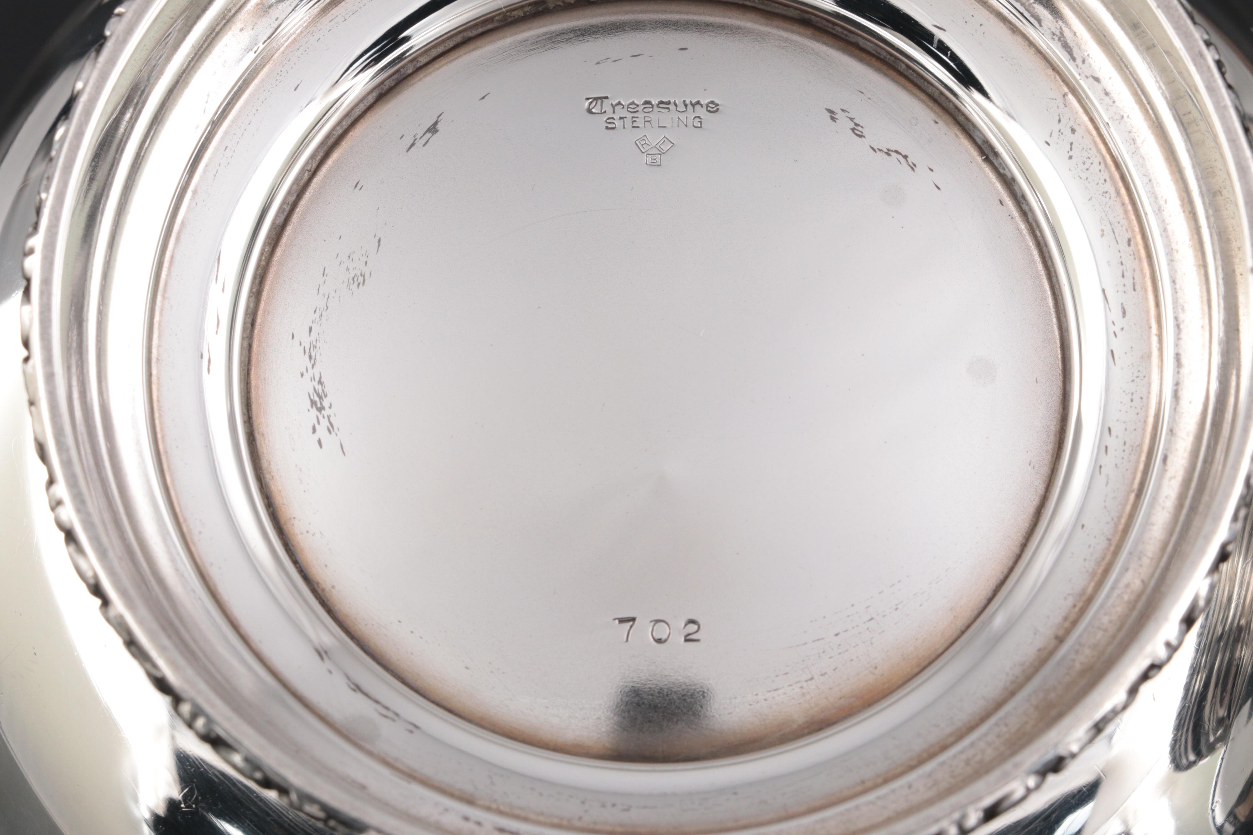 Rogers, Lunt & Bowlen "William & Mary" Sterling Silver Coffee Set, circa 1920