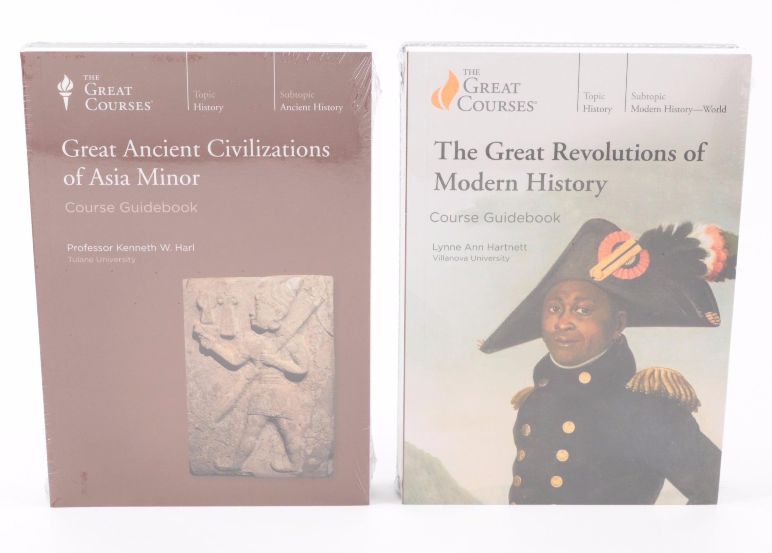 The Great Courses History and Fine Art DVD Sets with Guide Books