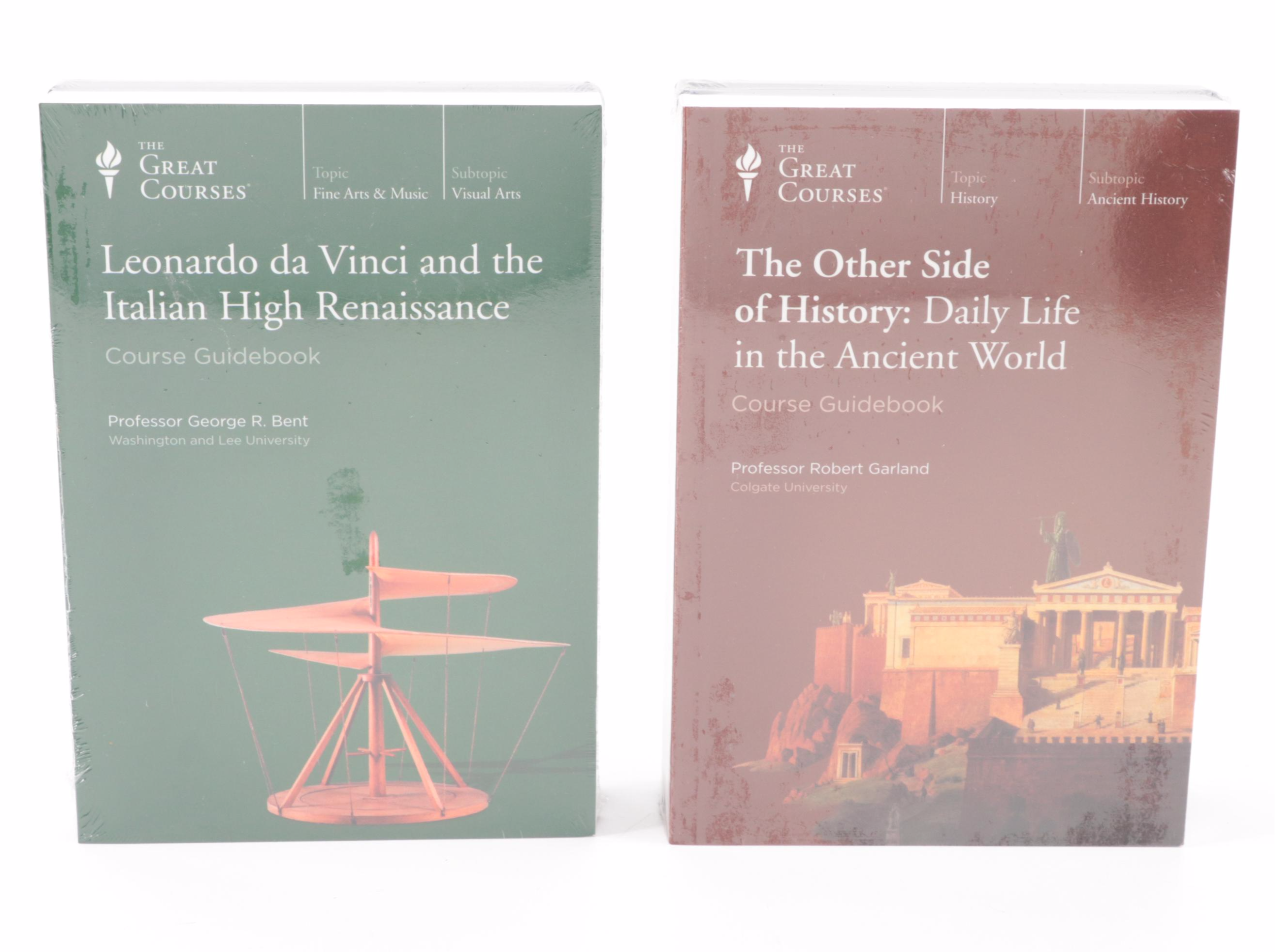The Great Courses History and Fine Art DVD Sets with Guide Books