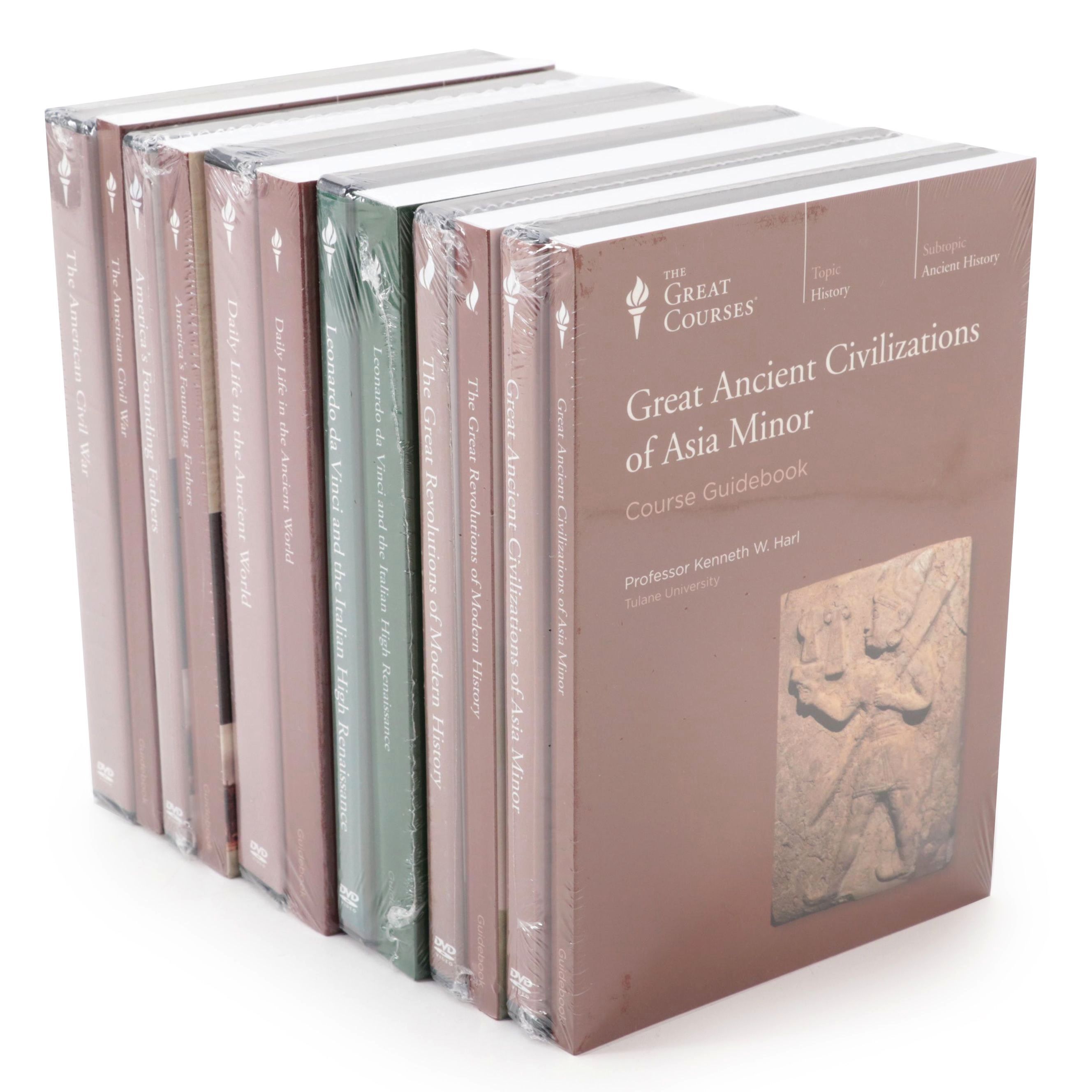 The Great Courses History and Fine Art DVD Sets with Guide Books