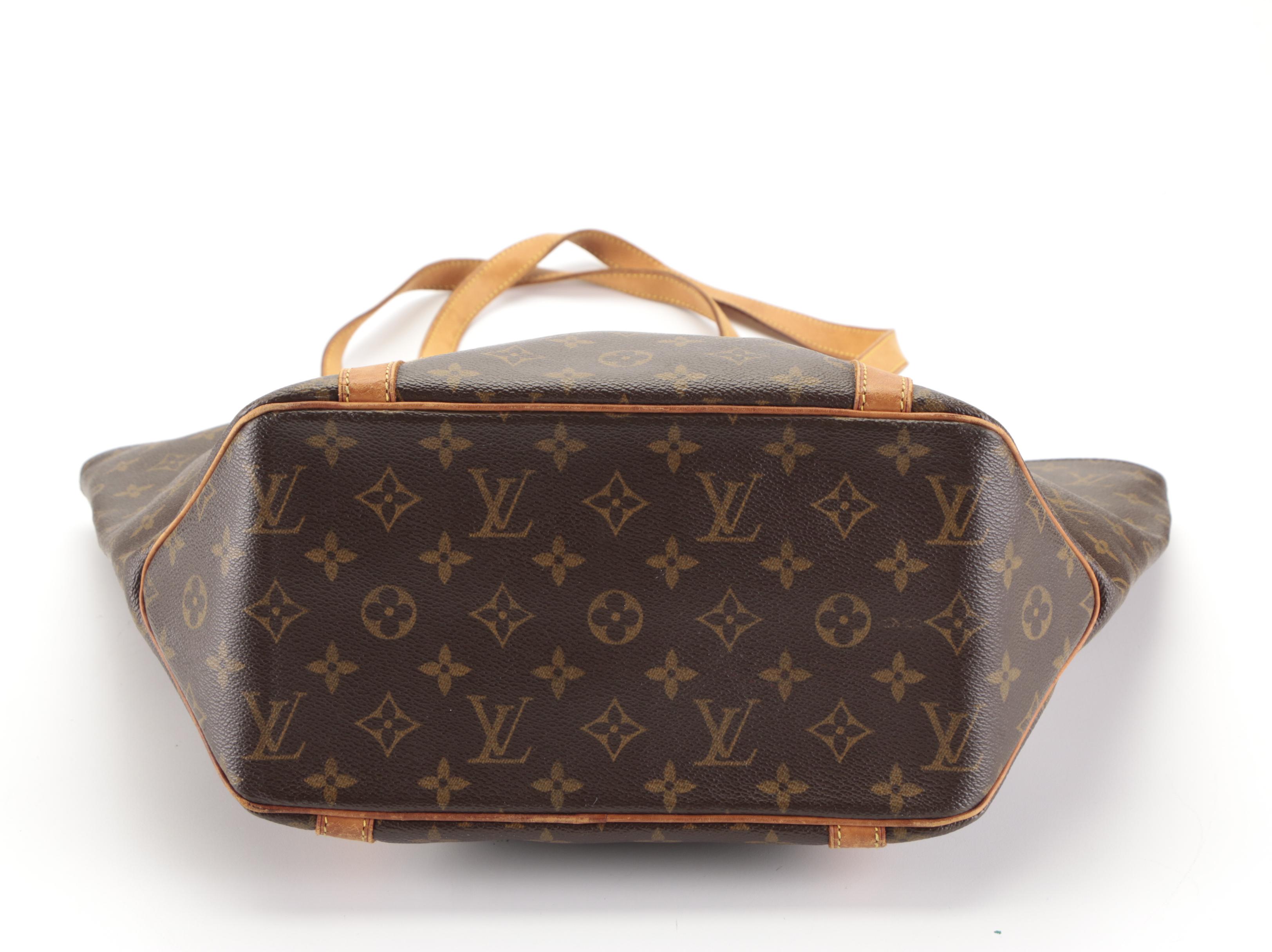 Louis Vuitton Sac Shopping Tote in Monogram Canvas and Vachetta Leather