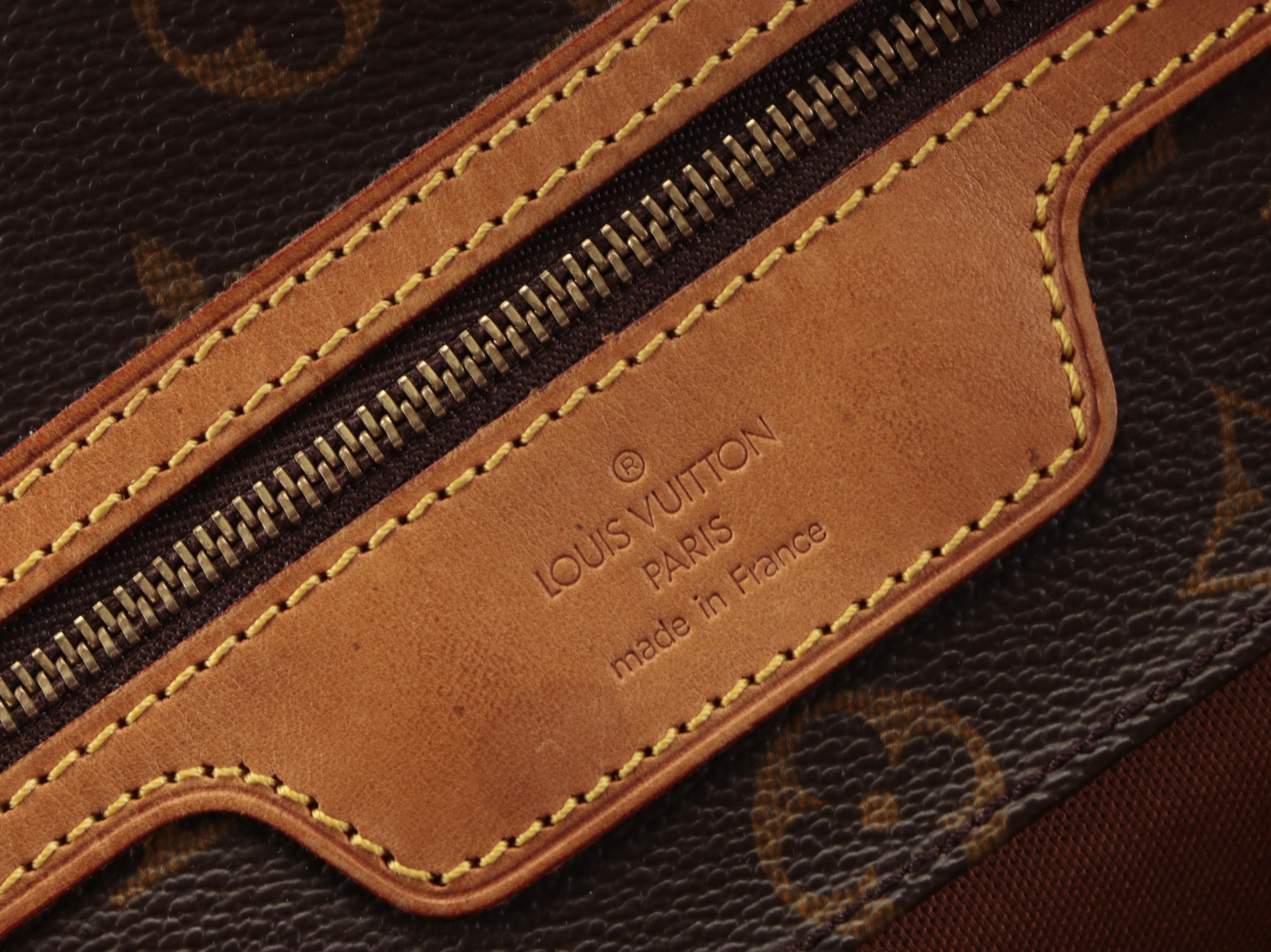 Louis Vuitton Sac Shopping Tote in Monogram Canvas and Vachetta Leather