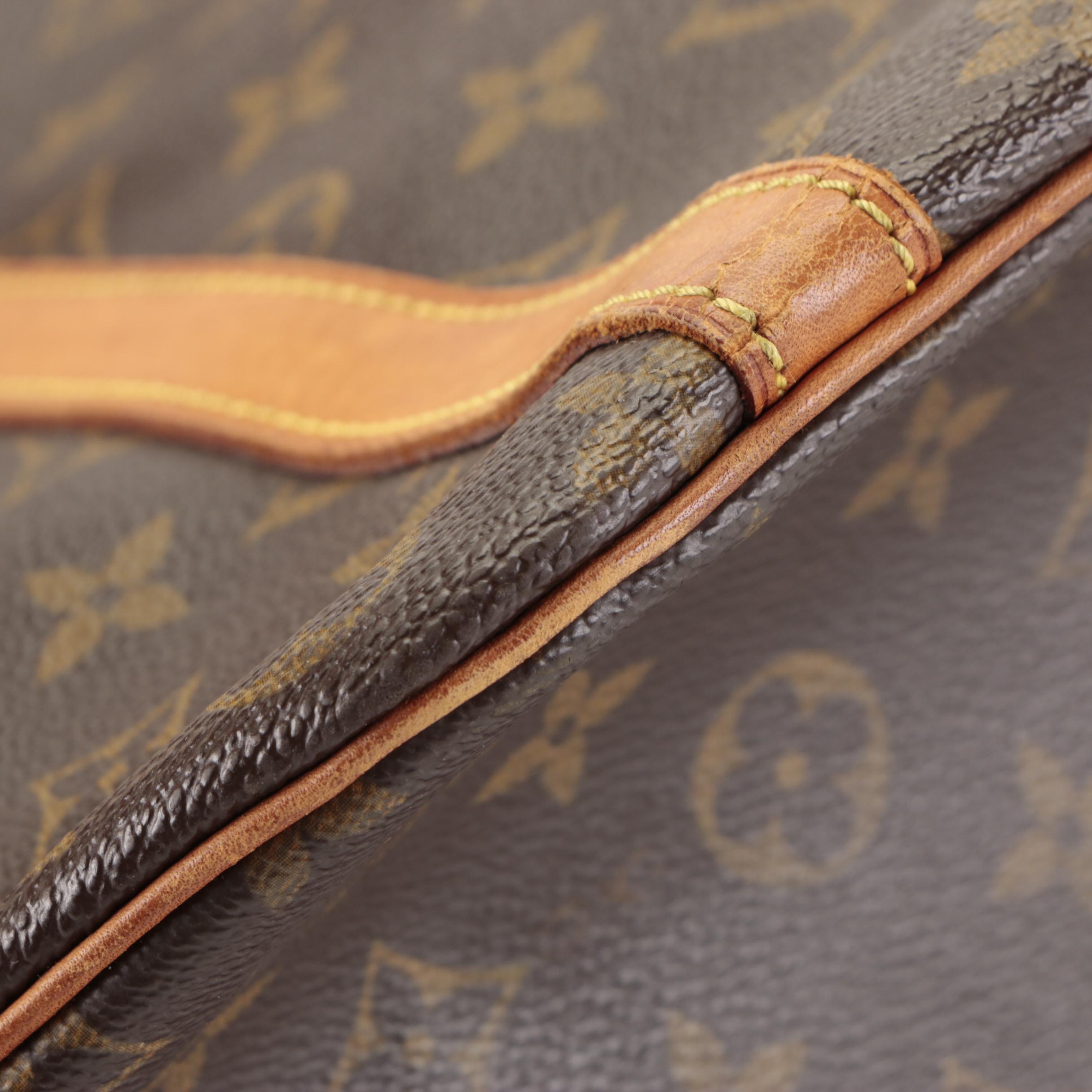 Louis Vuitton Sac Shopping Tote in Monogram Canvas and Vachetta Leather