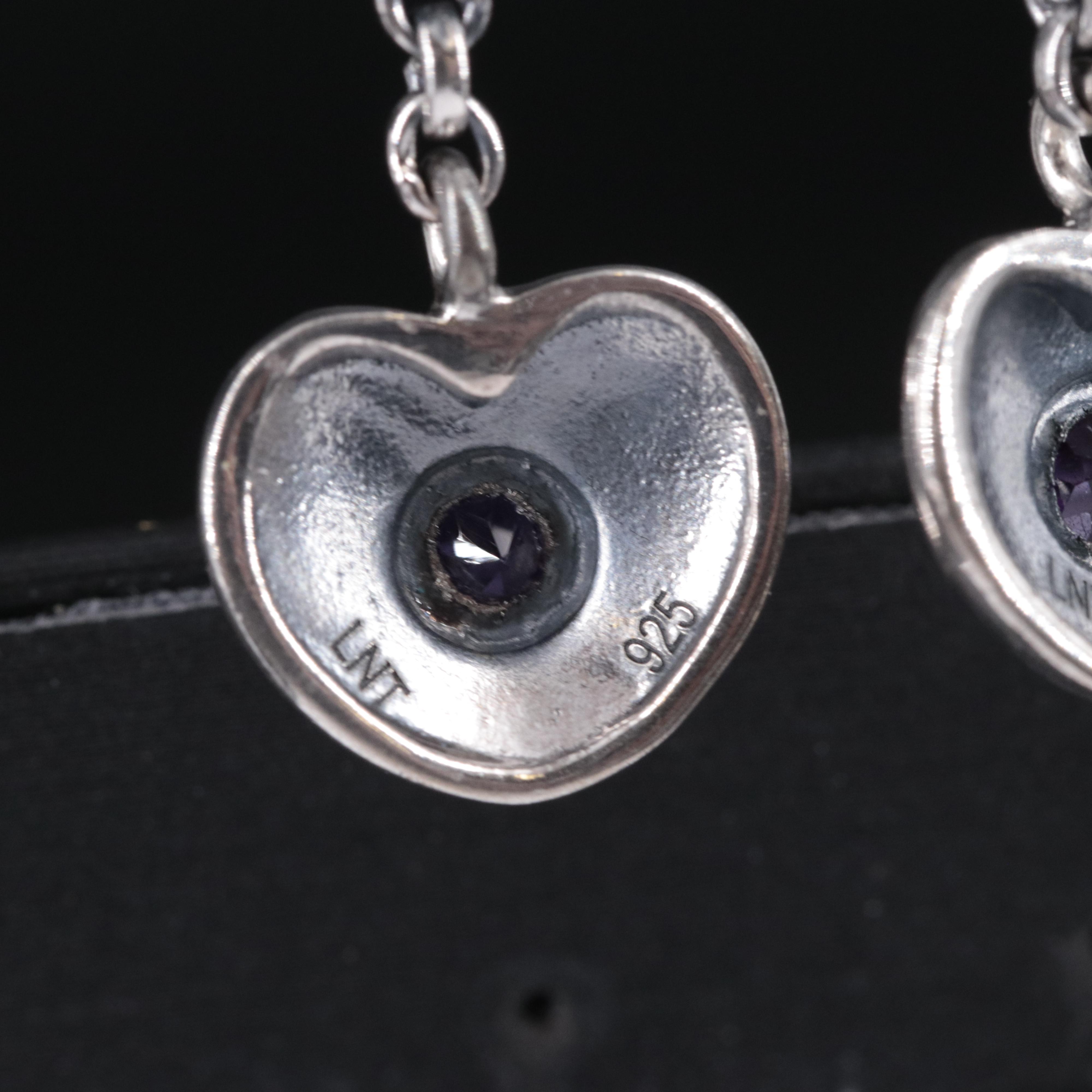 2-Piece Sterling Dangle and Drop Earrings Set