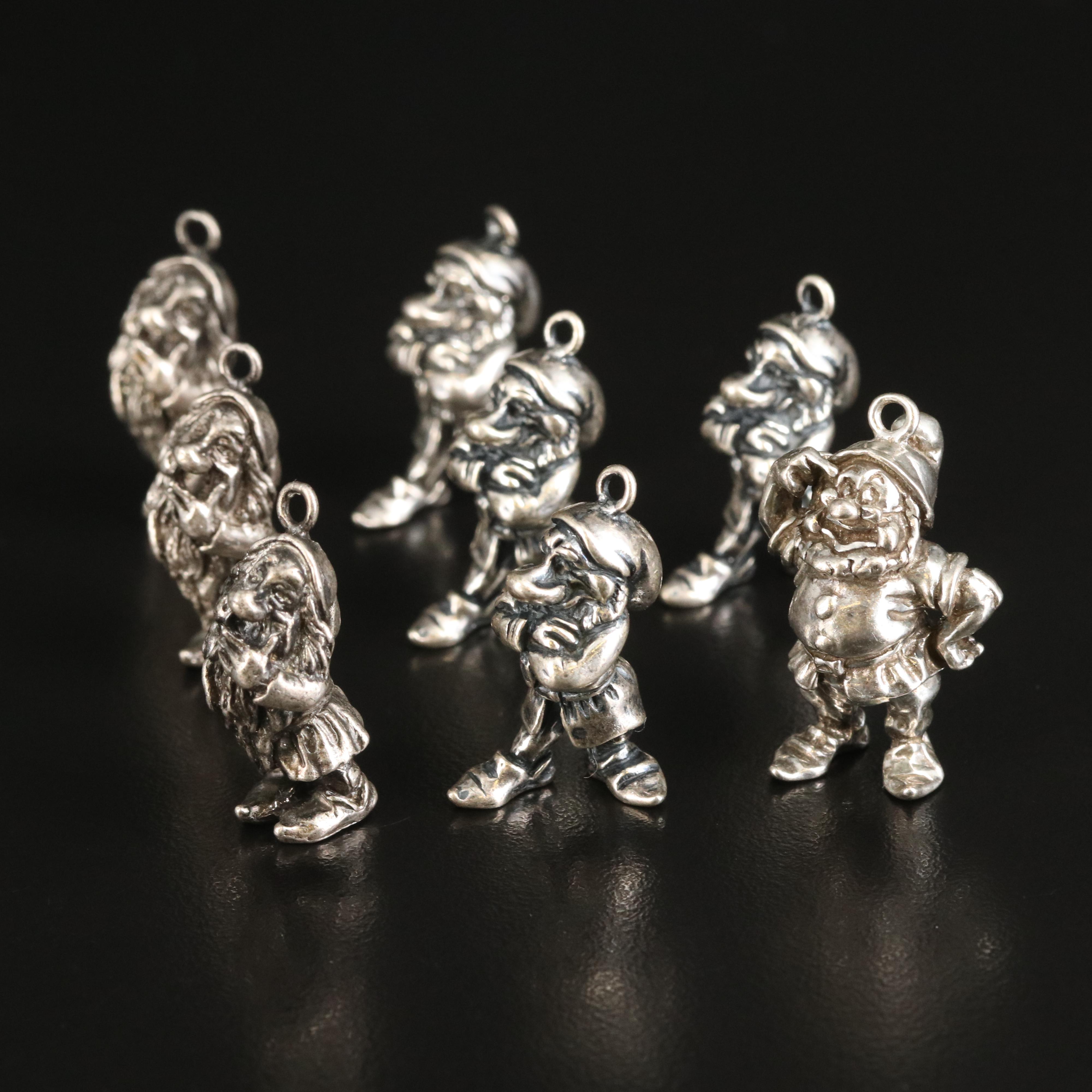 Disney Sterling Dwarves Charms