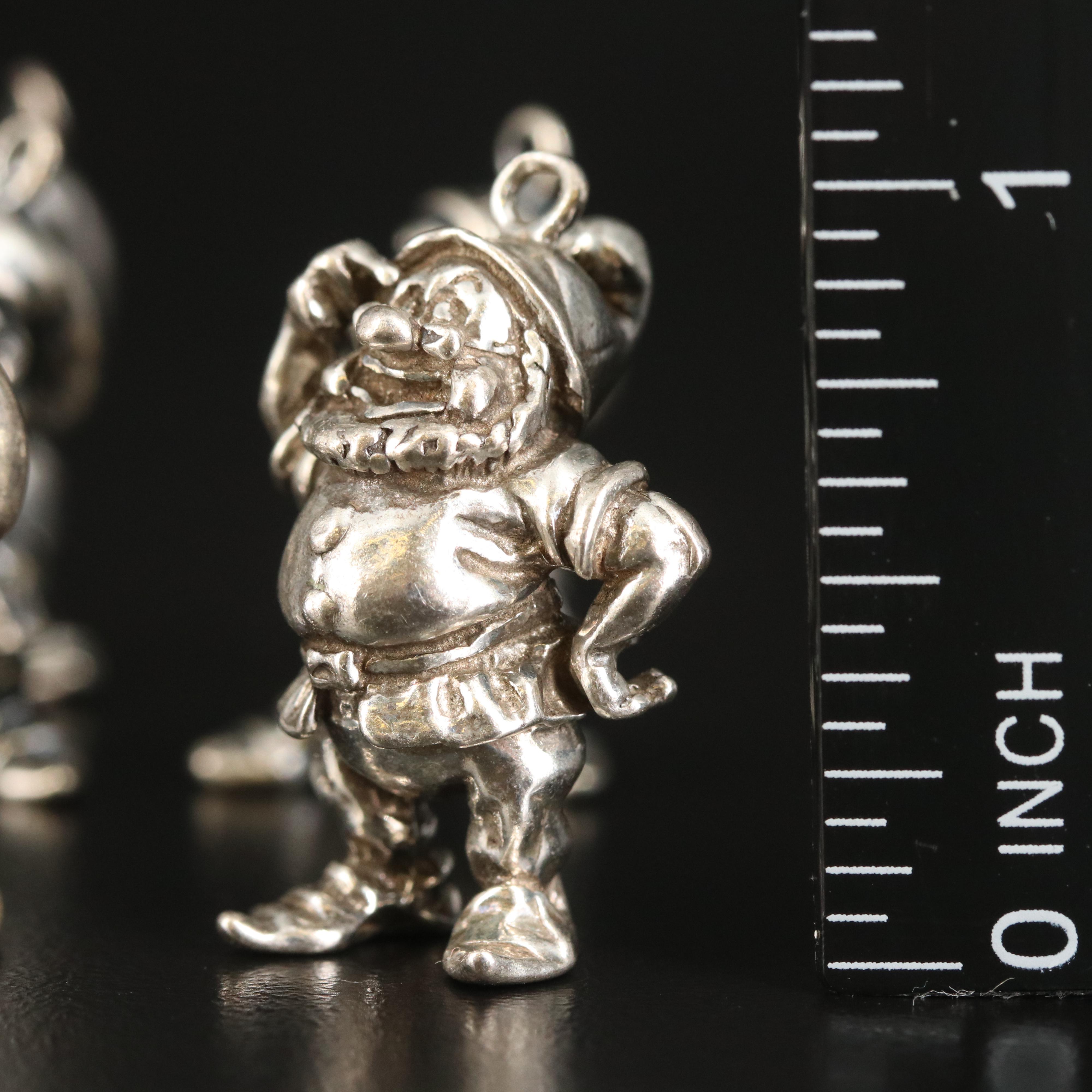 Disney Sterling Dwarves Charms