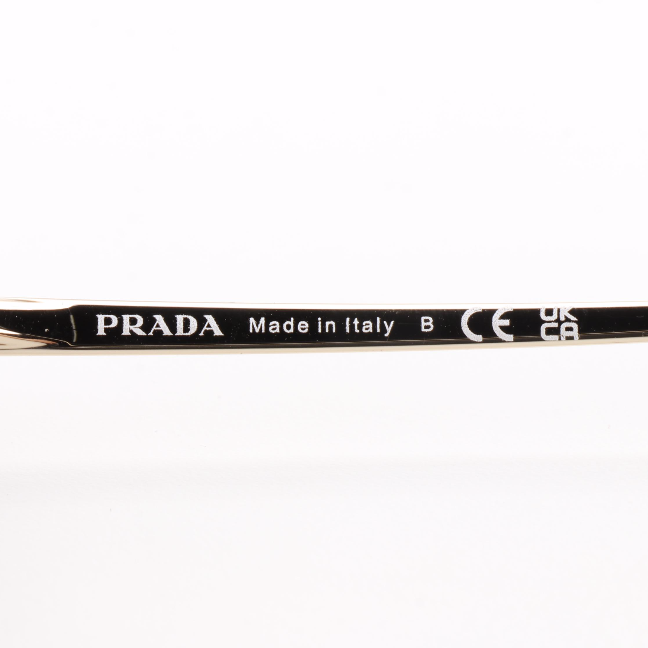 Prada SPR13WF Havana Sunglasses with Case and Box