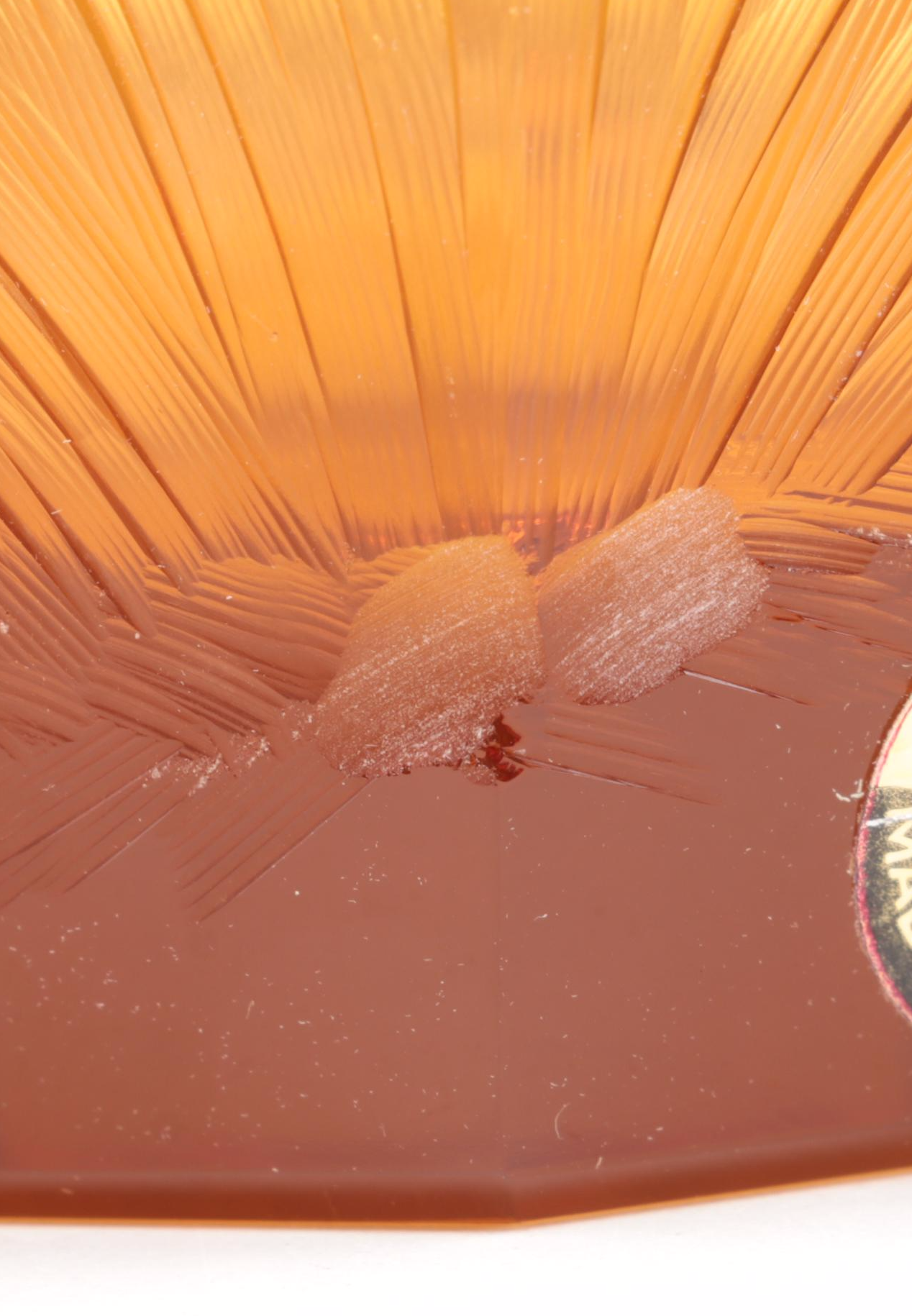 Konstantin Hable Jr. for Moser Landscape with Heron Engraved Crystal Vase, 1979